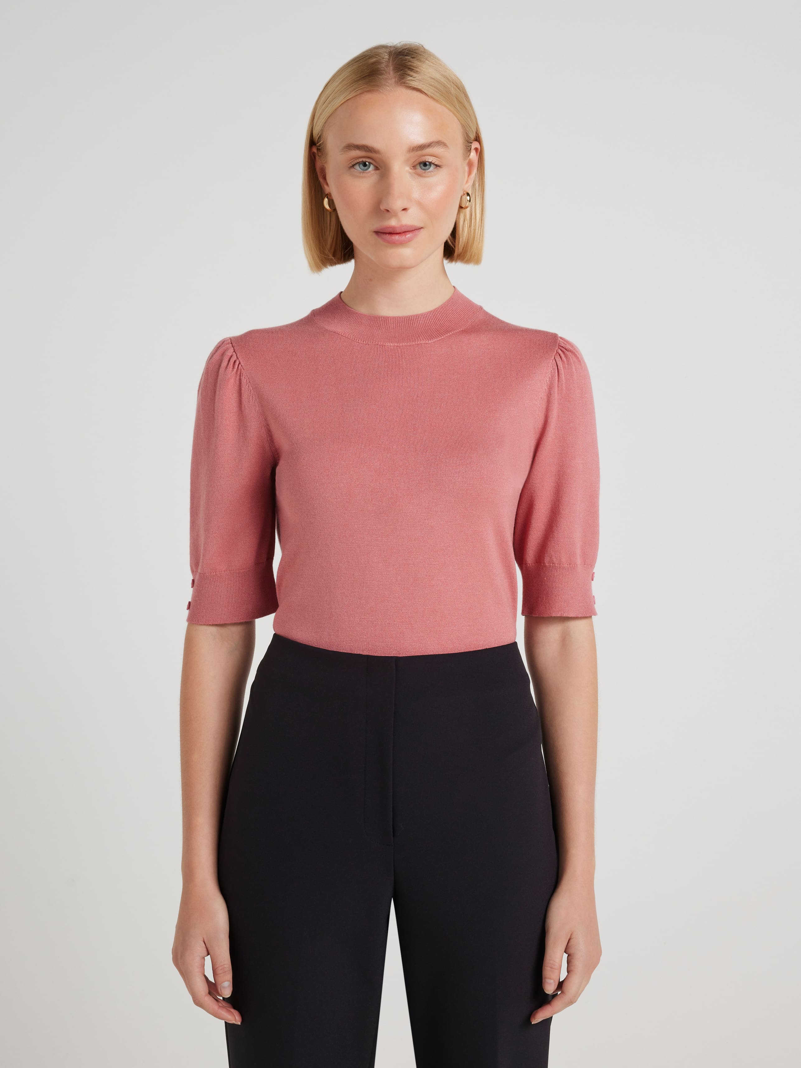 Frenchy Puff Sleeve Knit