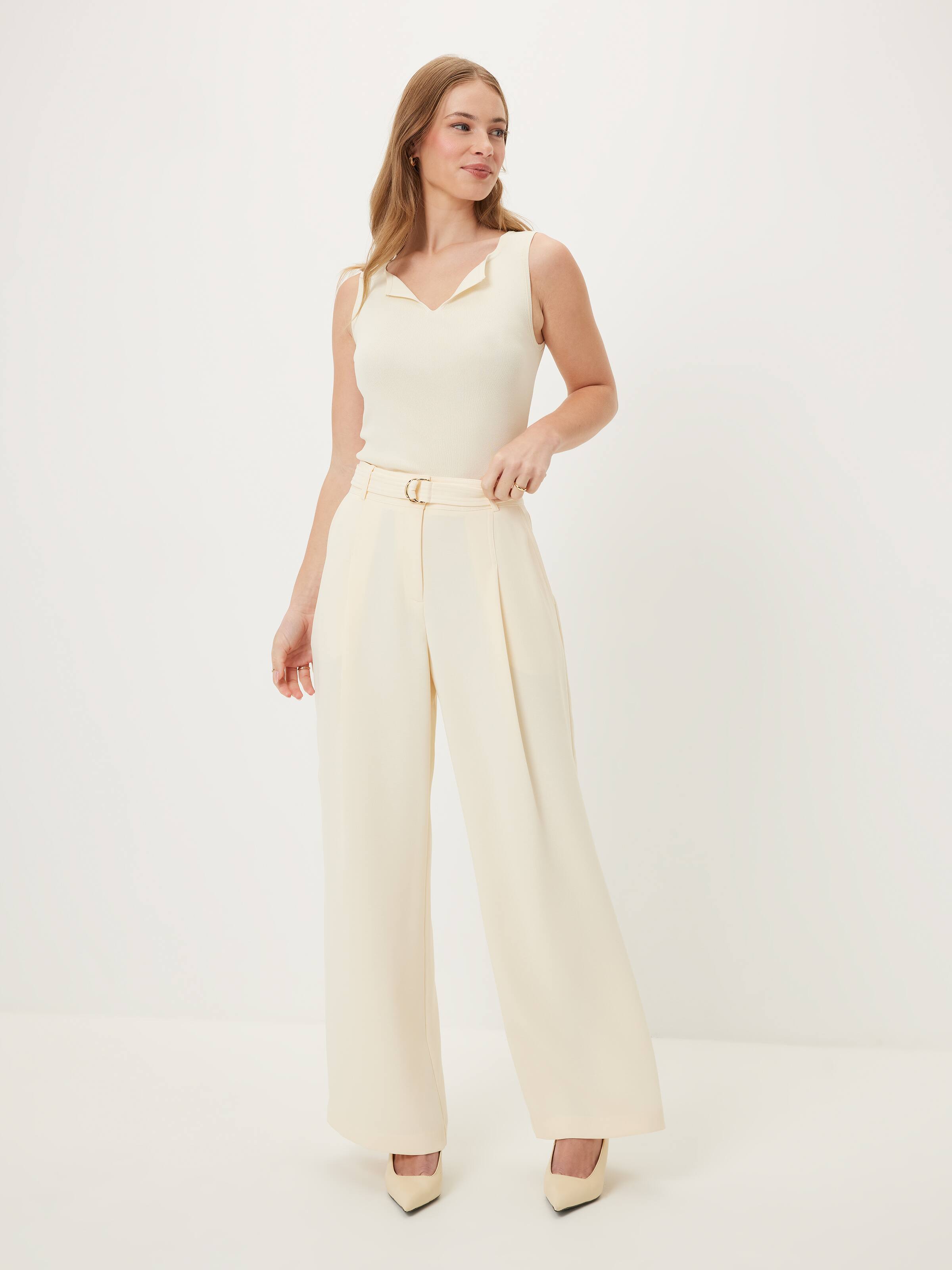 Nina Notch Neck Milano Knit