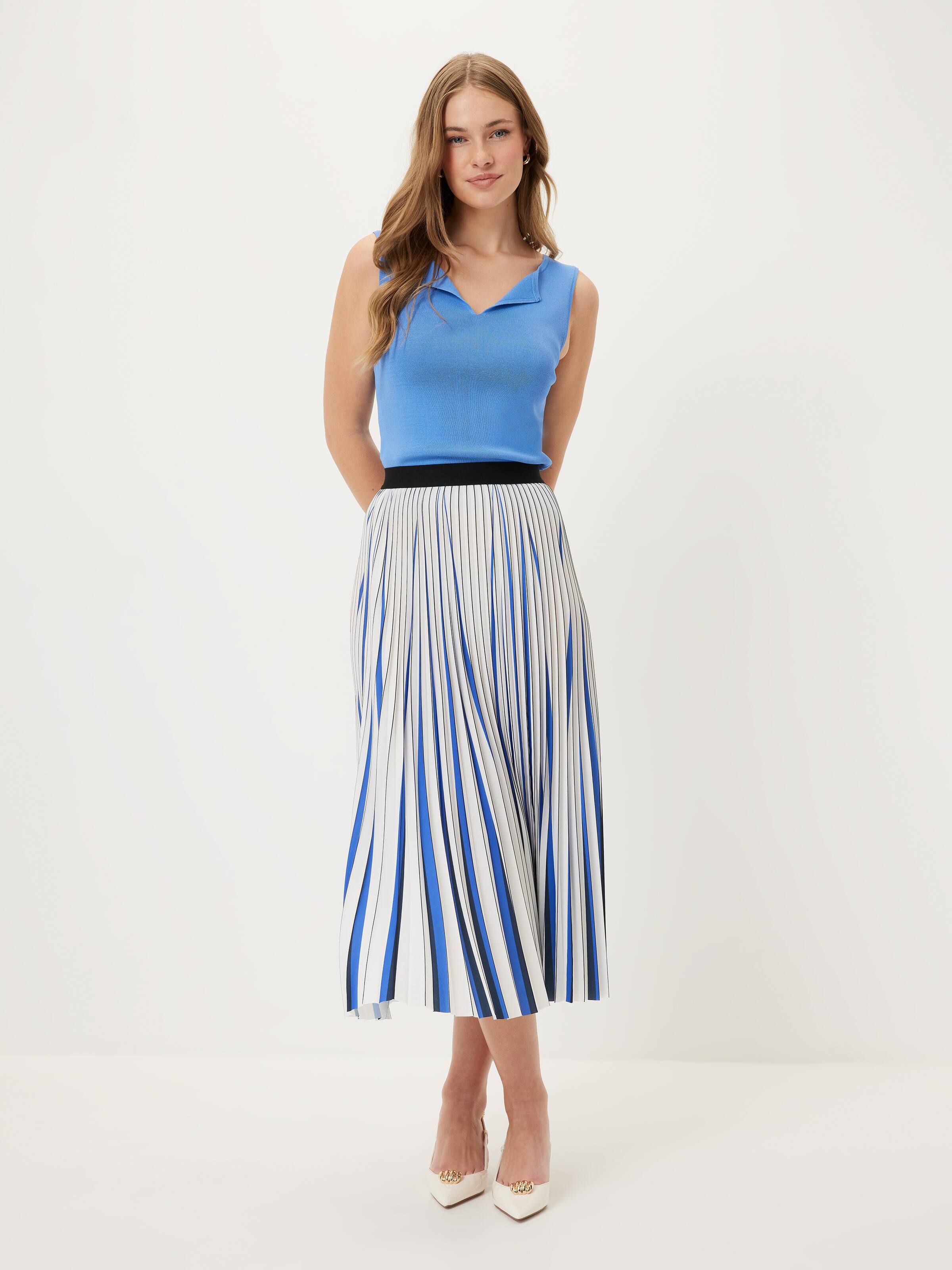 Nina Notch Neck Milano Knit
