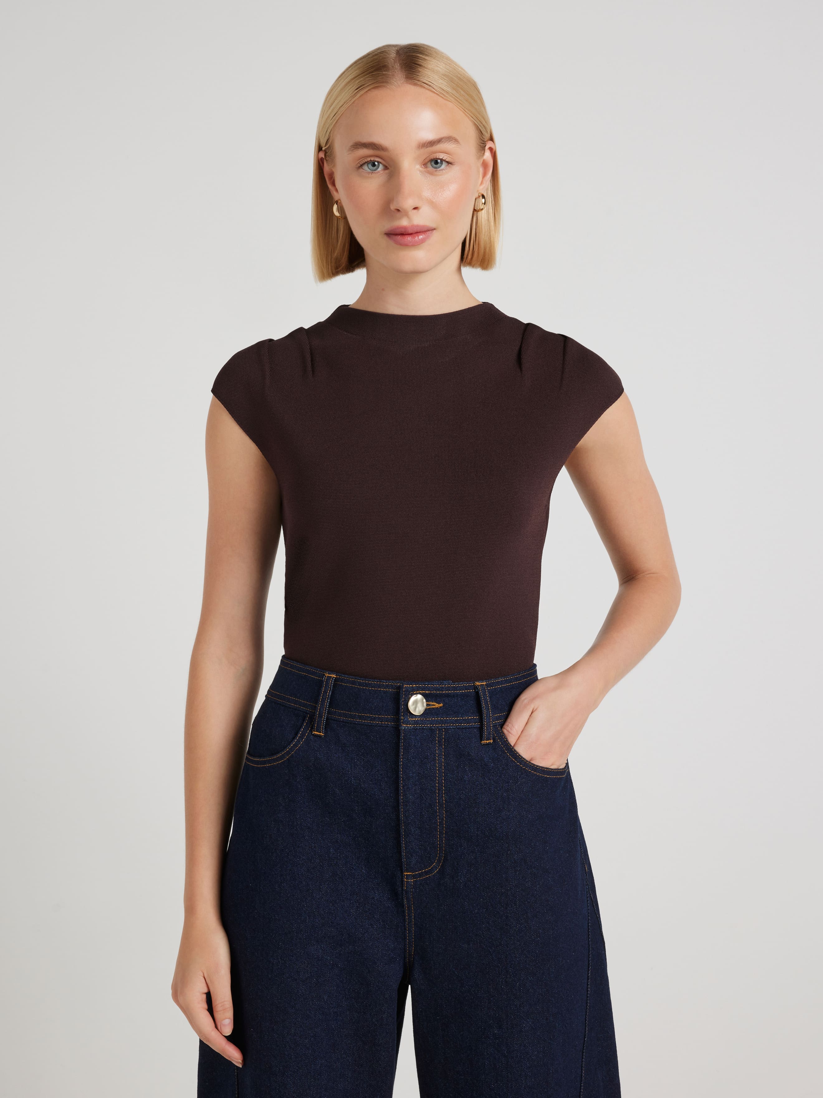 Shayla Shoulder Detail Knit