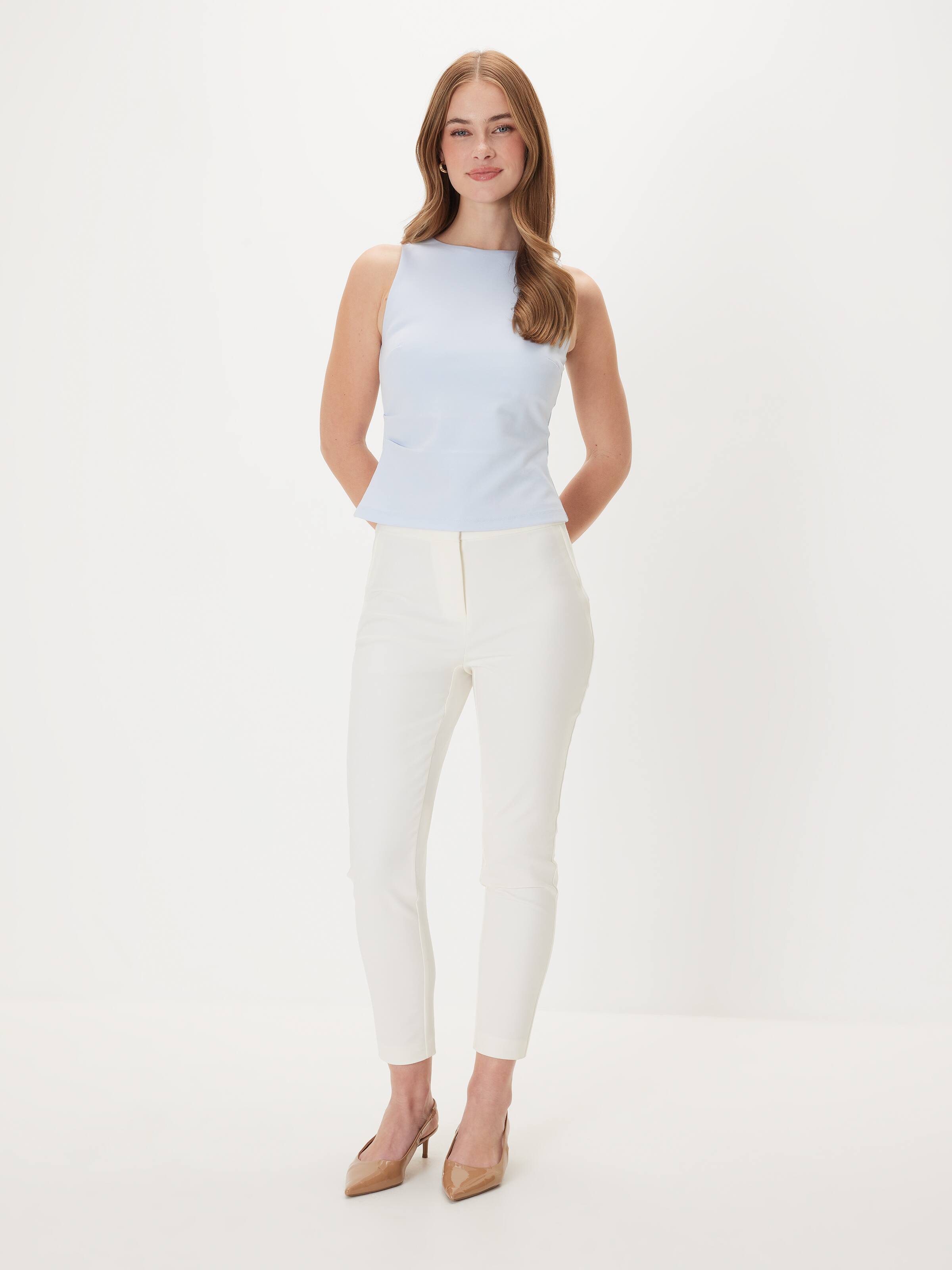 Ash Ponte Shell Top