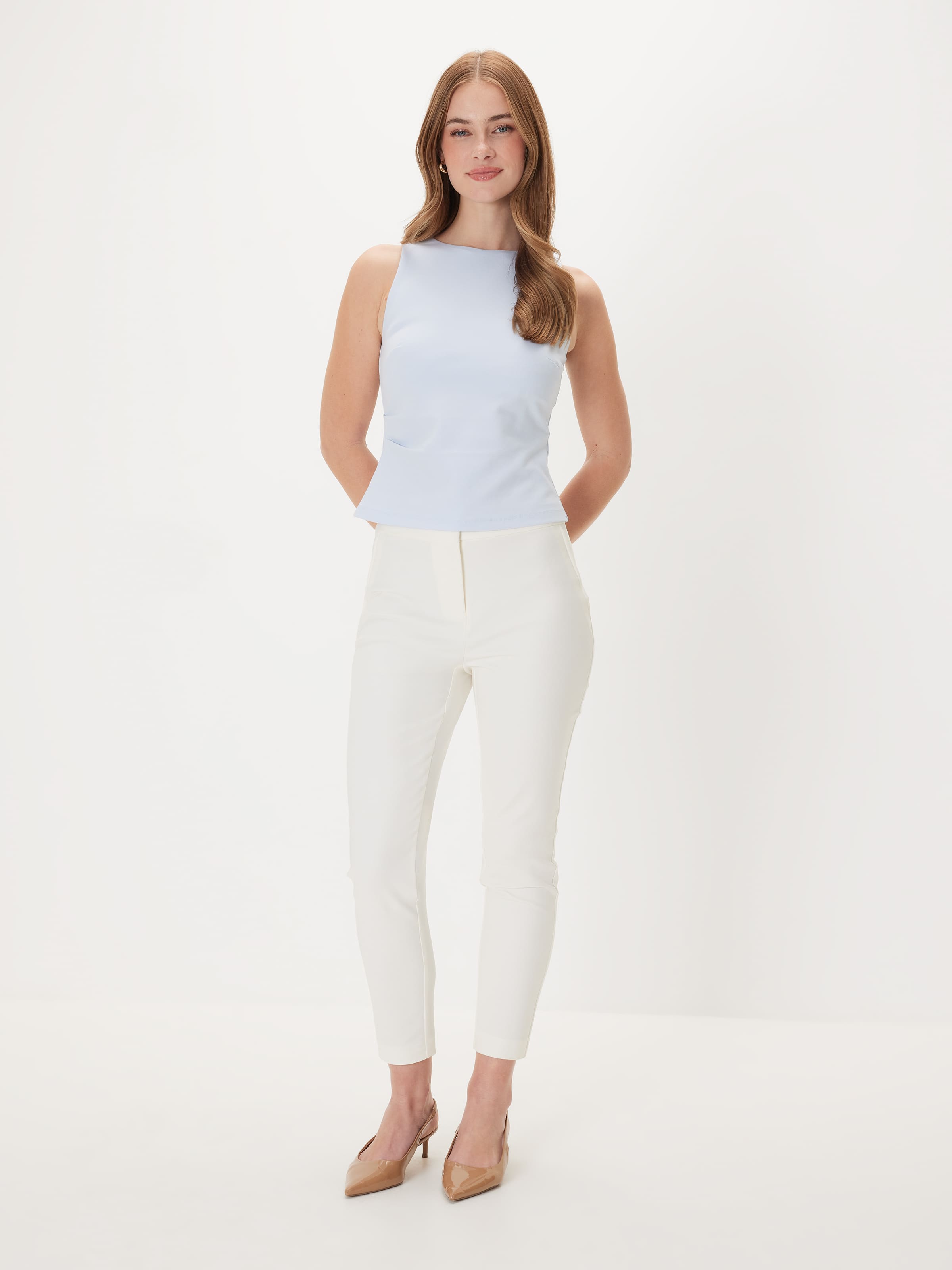Ash Ponte Shell Top