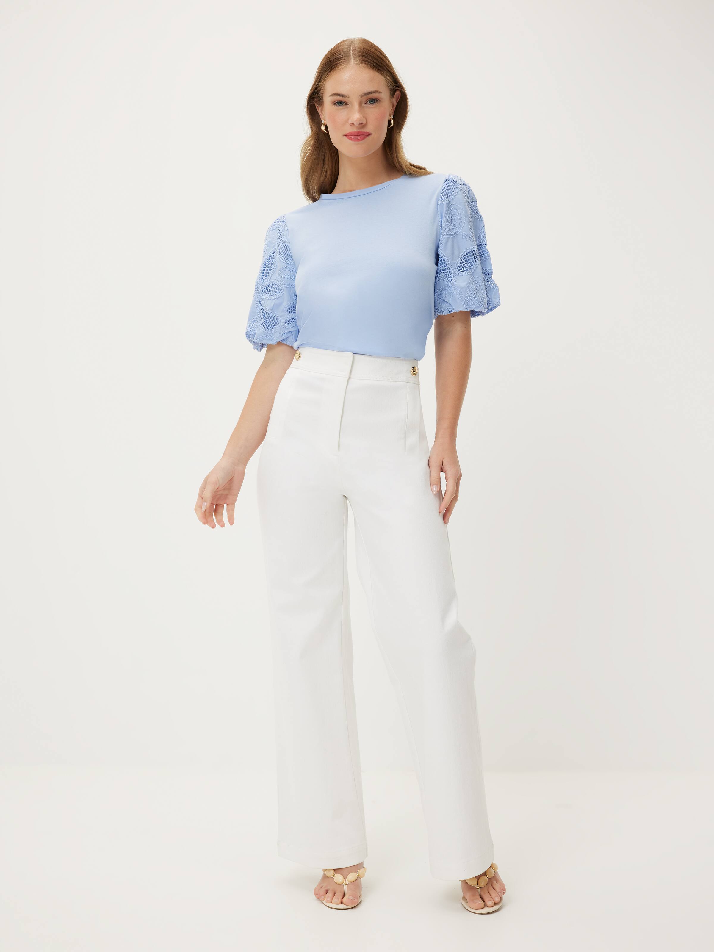 Jess Lace Sleeve Tee