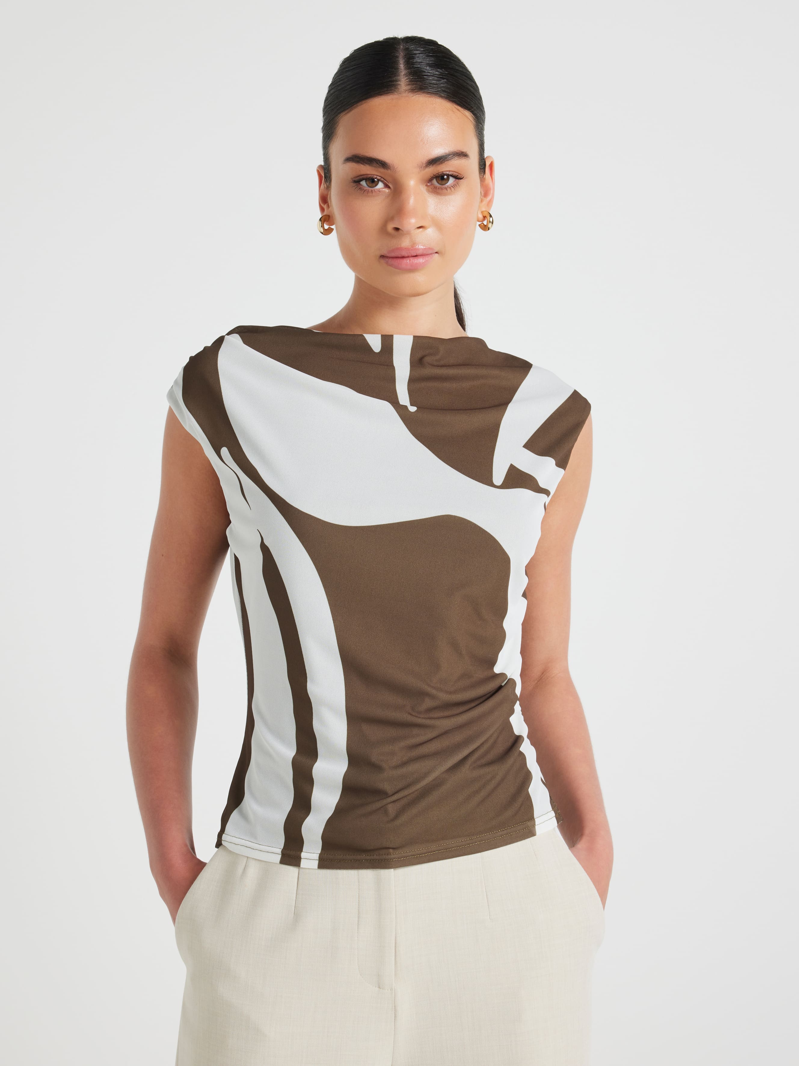 Dion Mesh Shell Top