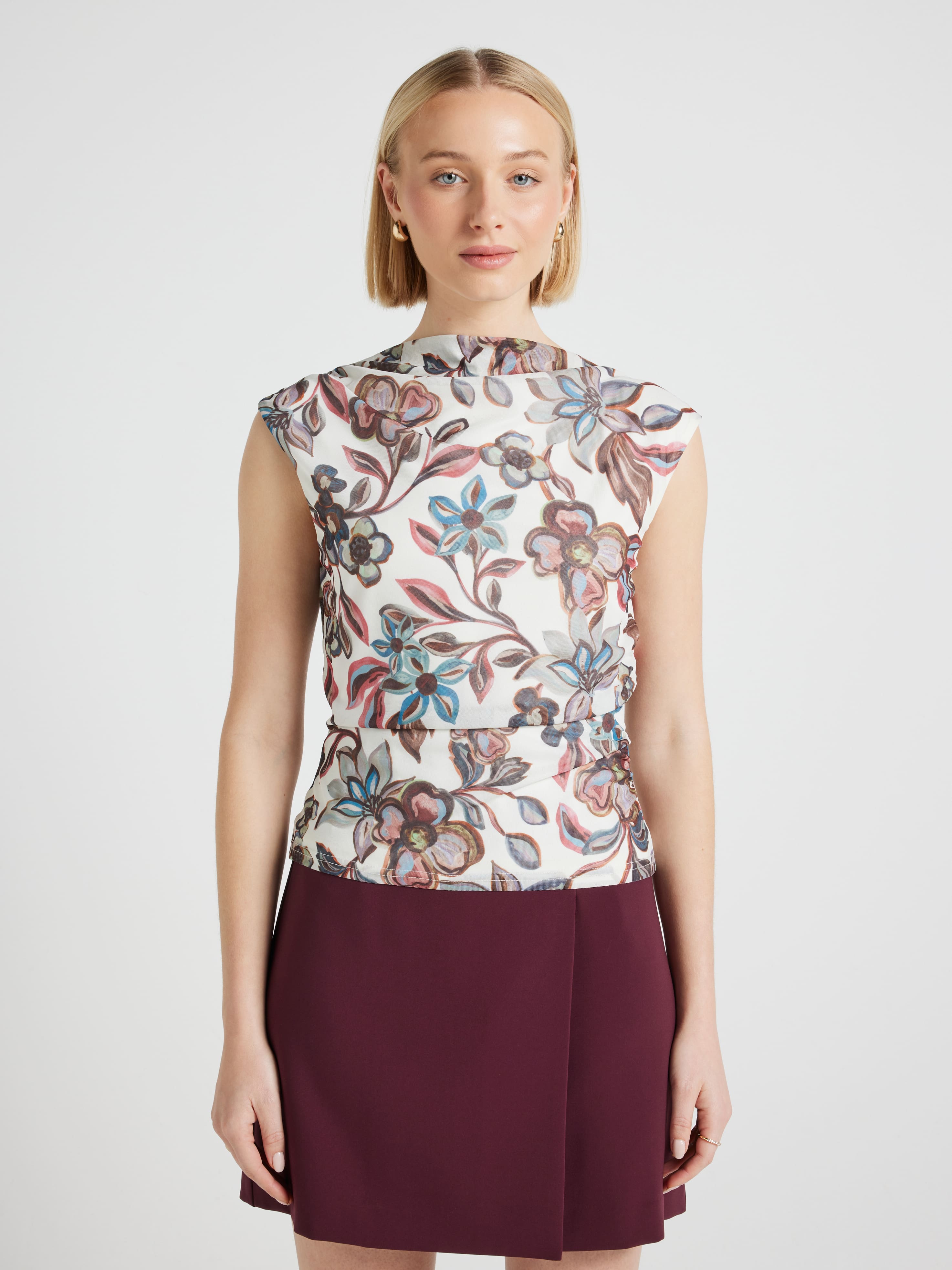 Dion Mesh Shell Top