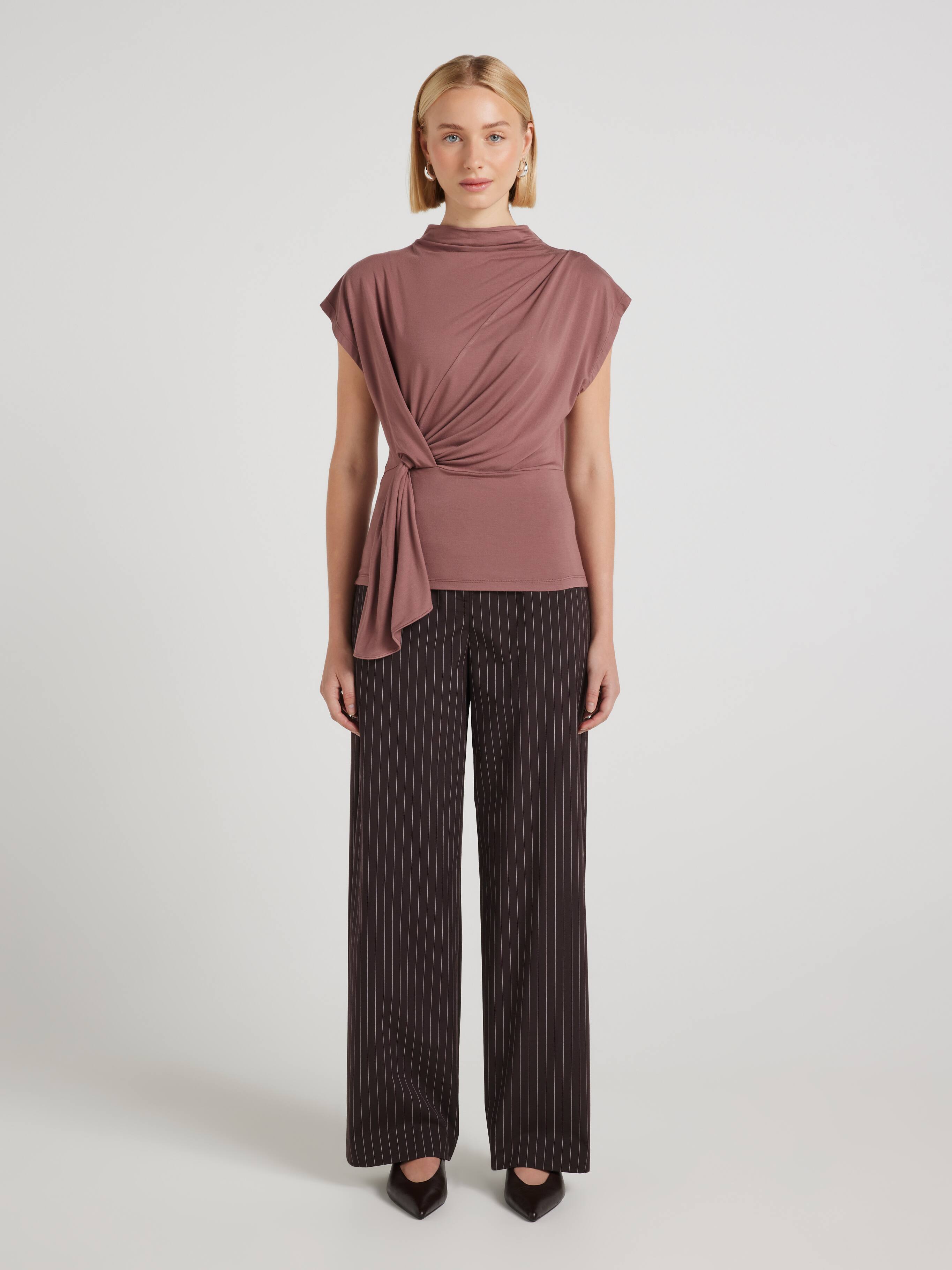 Vesper Twist Front Knit Top