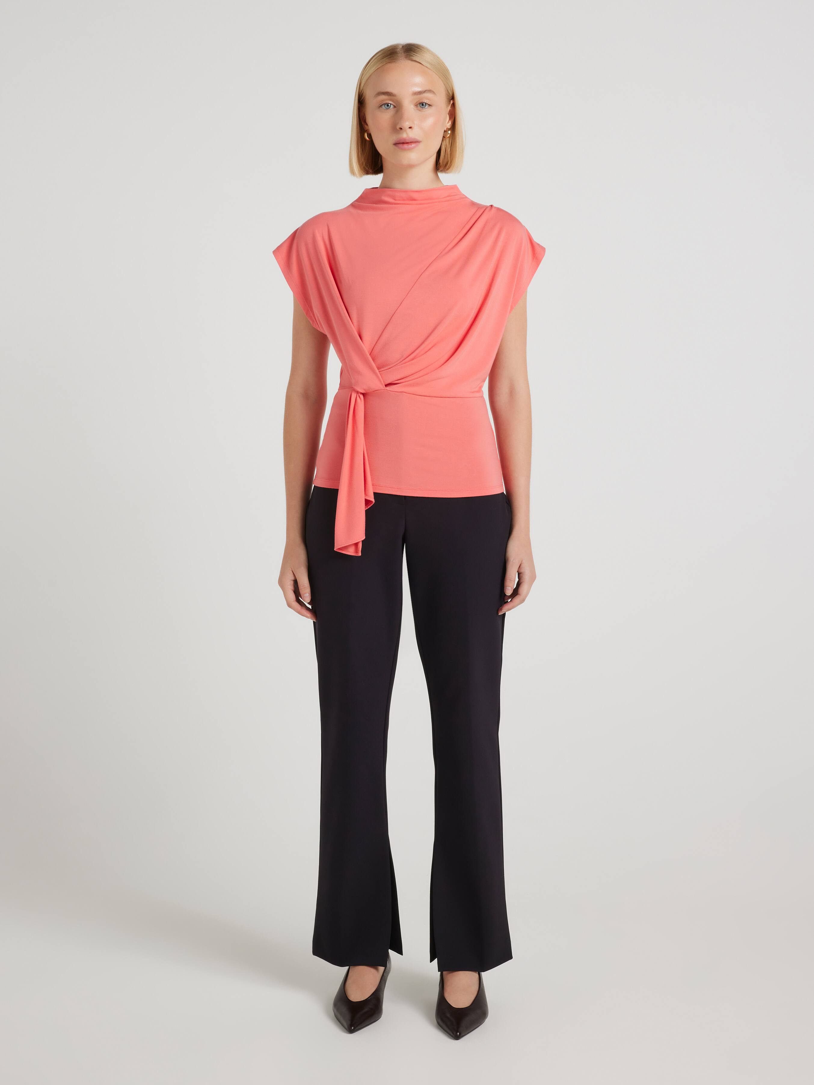 Vesper Twist Front Knit Top