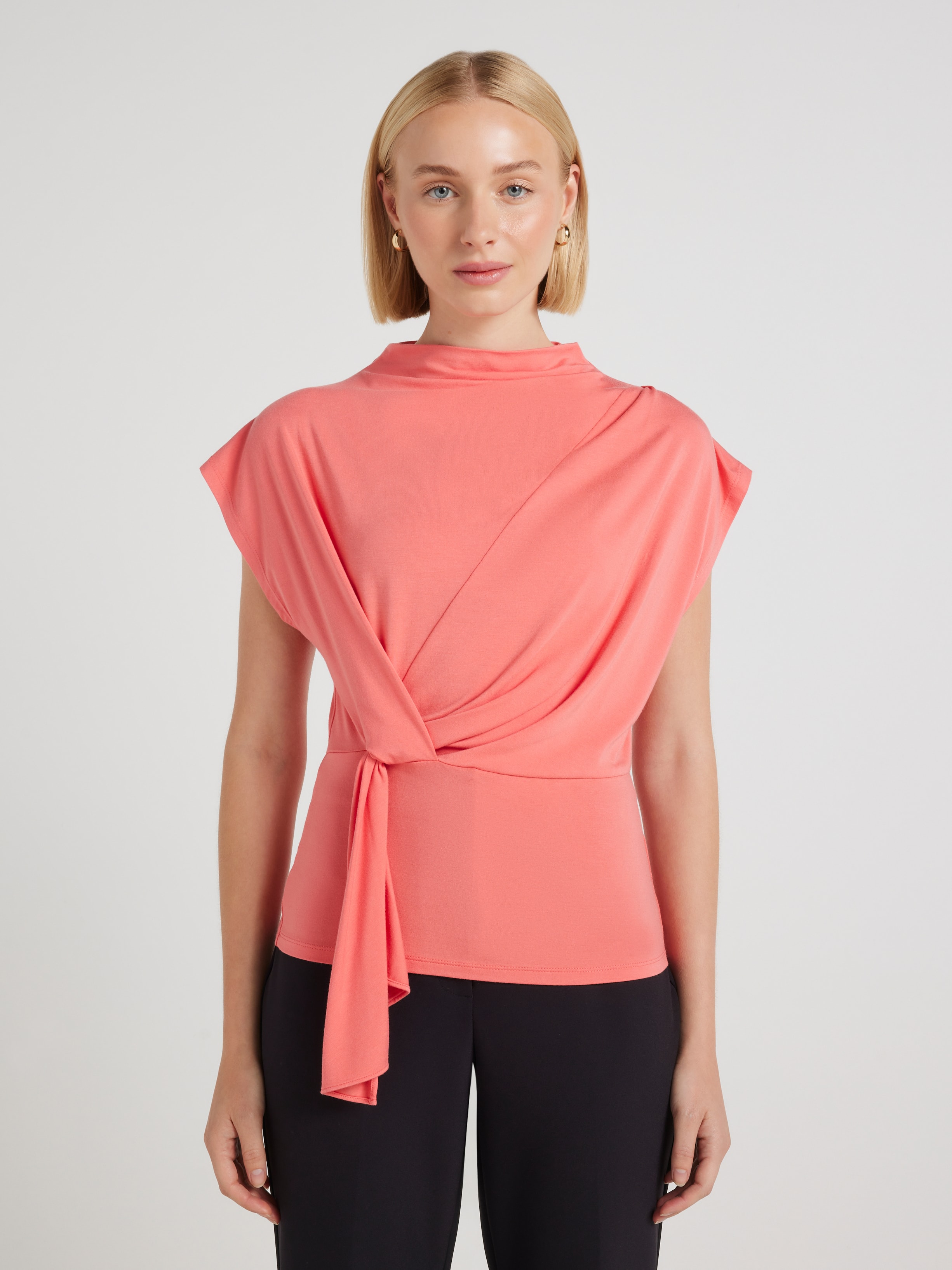 Vesper Twist Front Knit Top