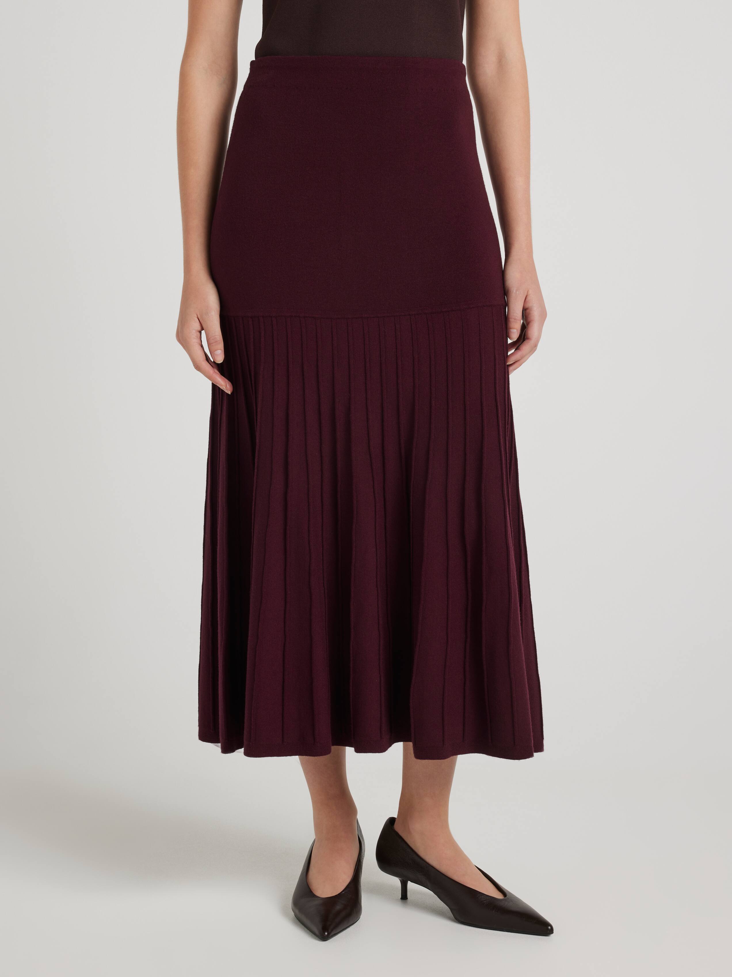 Laura Ribbed Knit Skirt