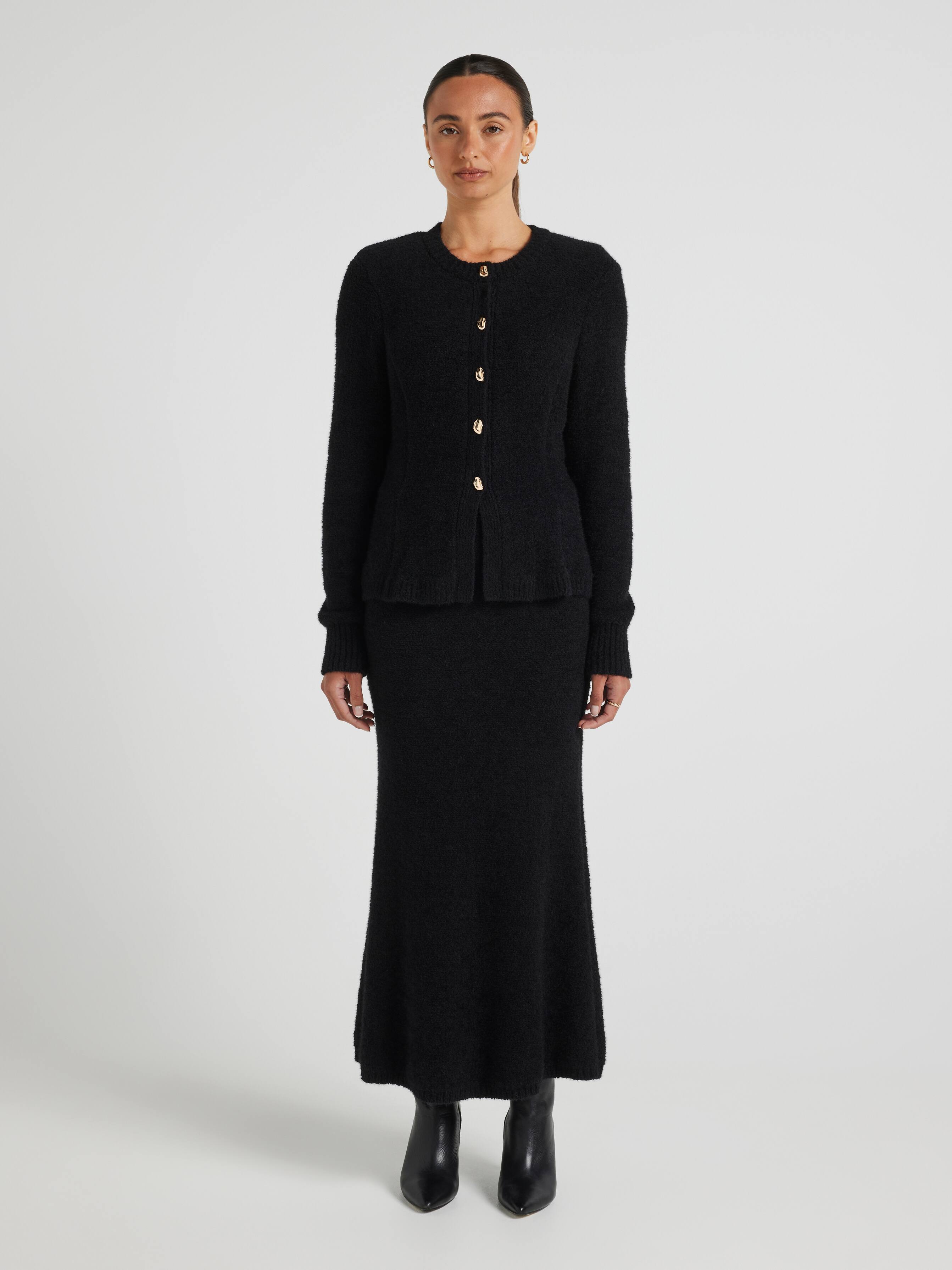 Amber Felted Midi Skirt