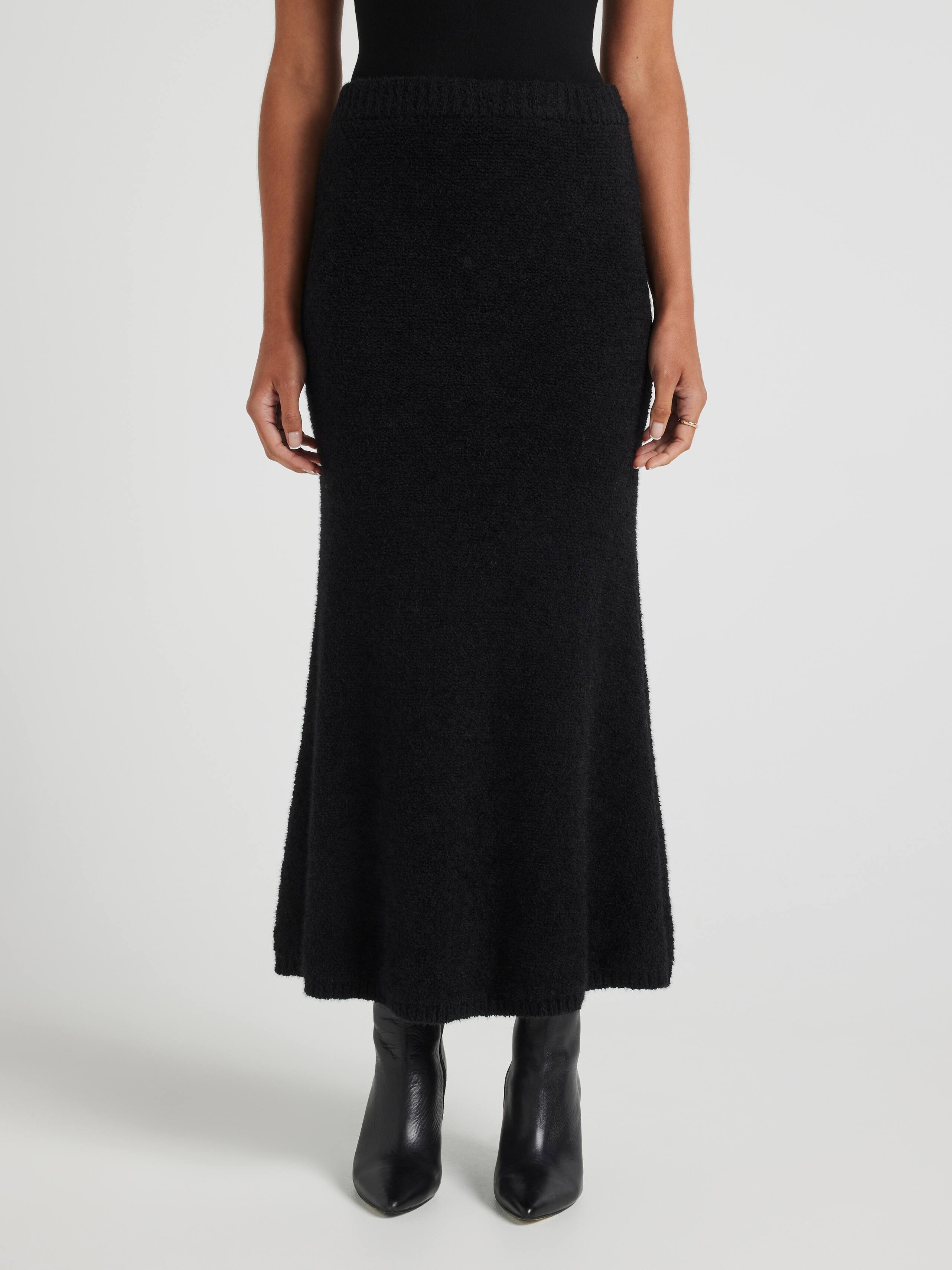 Amber Felted Midi Skirt