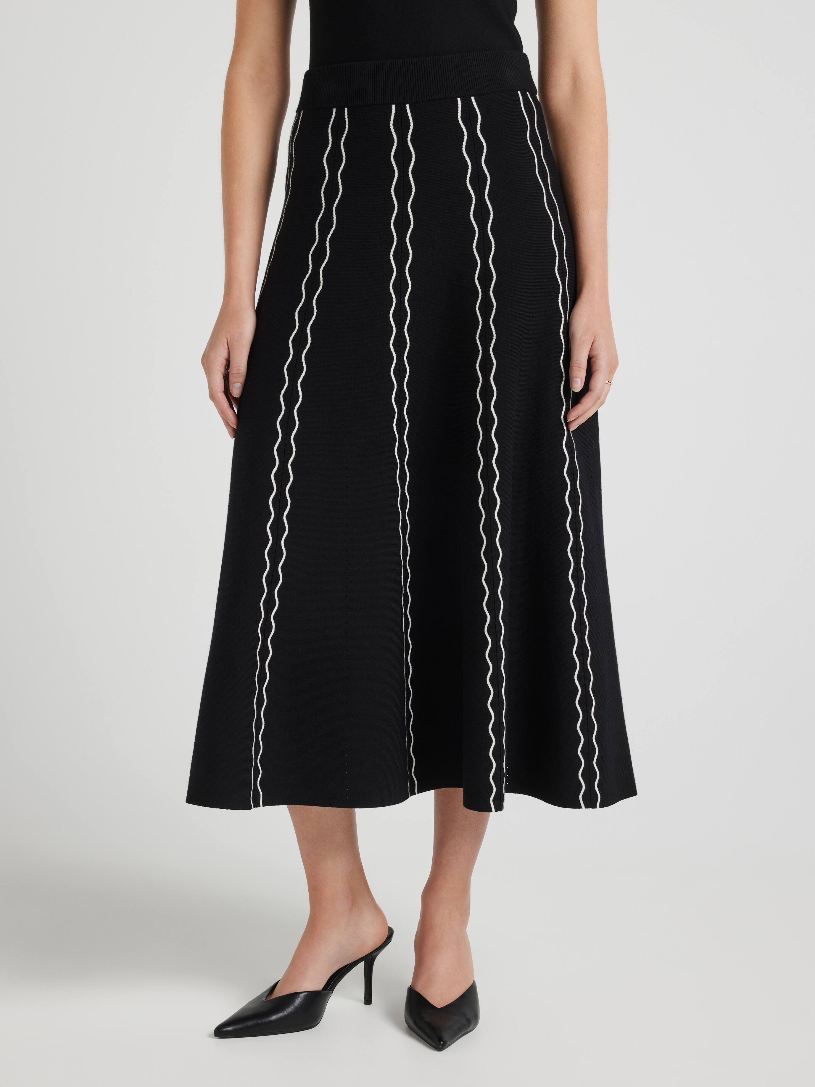 Georgie Scallop Detail Skirt