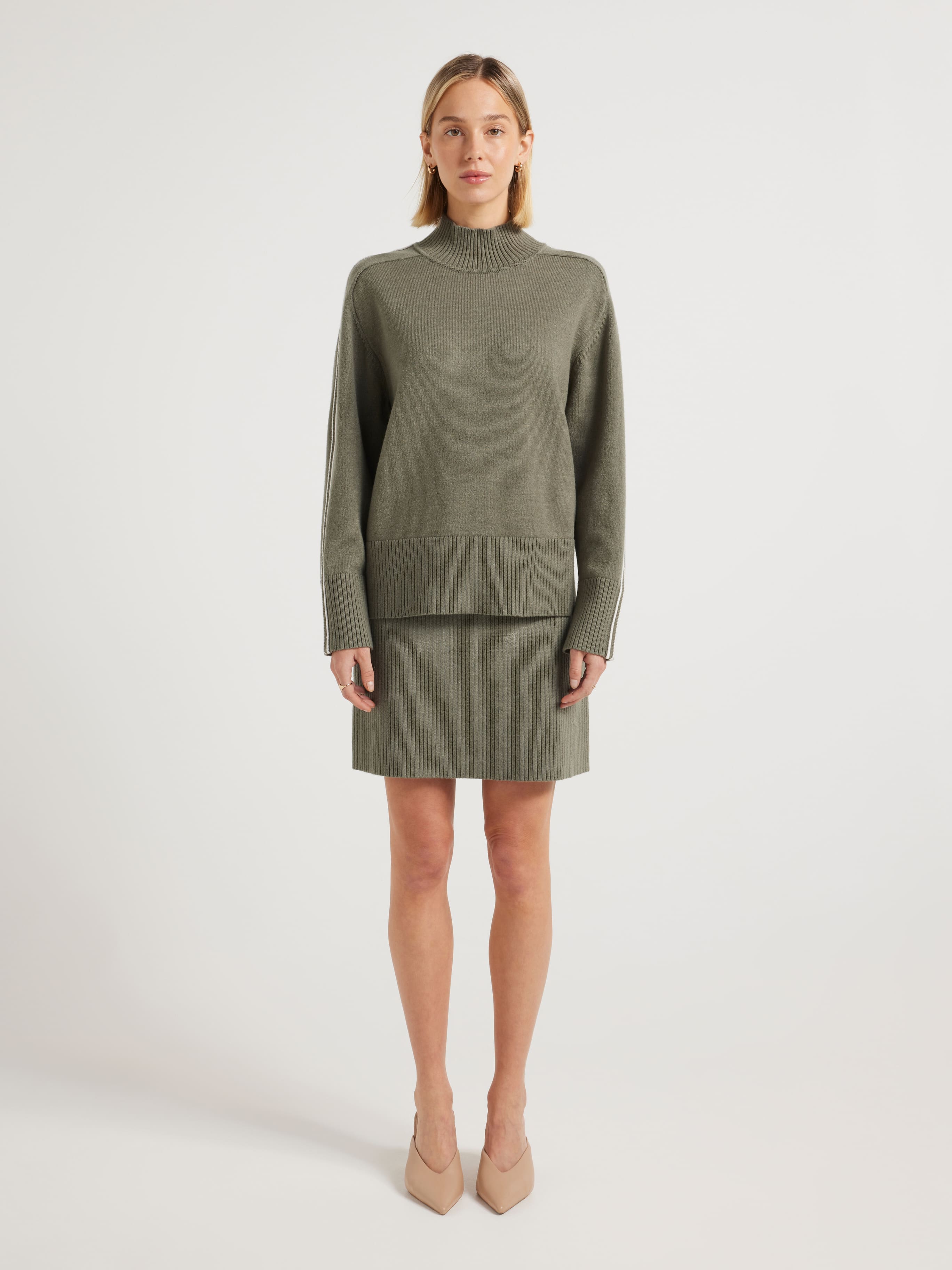 Amelia Knitted Mini Skirt