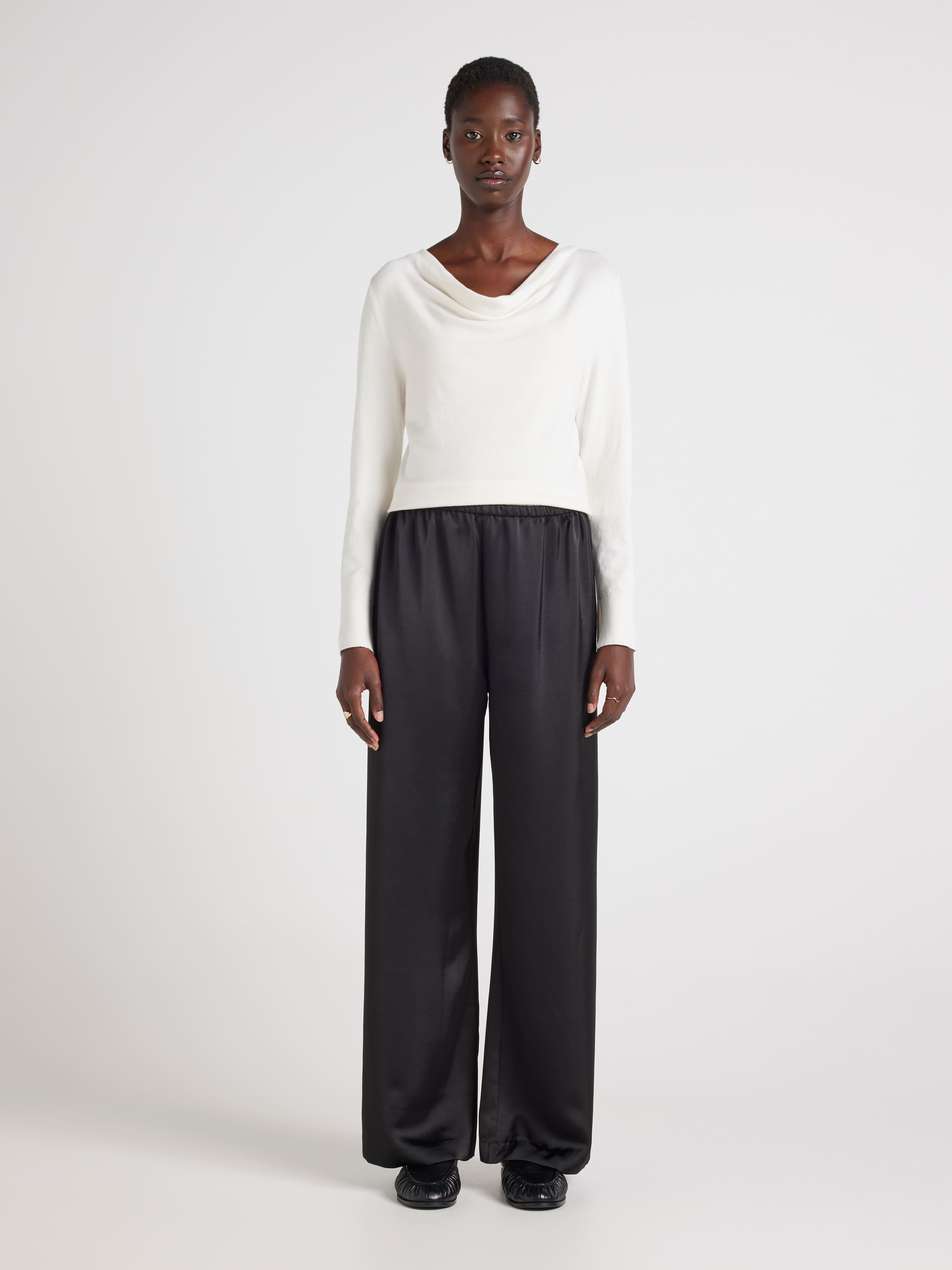 Sophia Cowl Neck Long Sleeve Knit