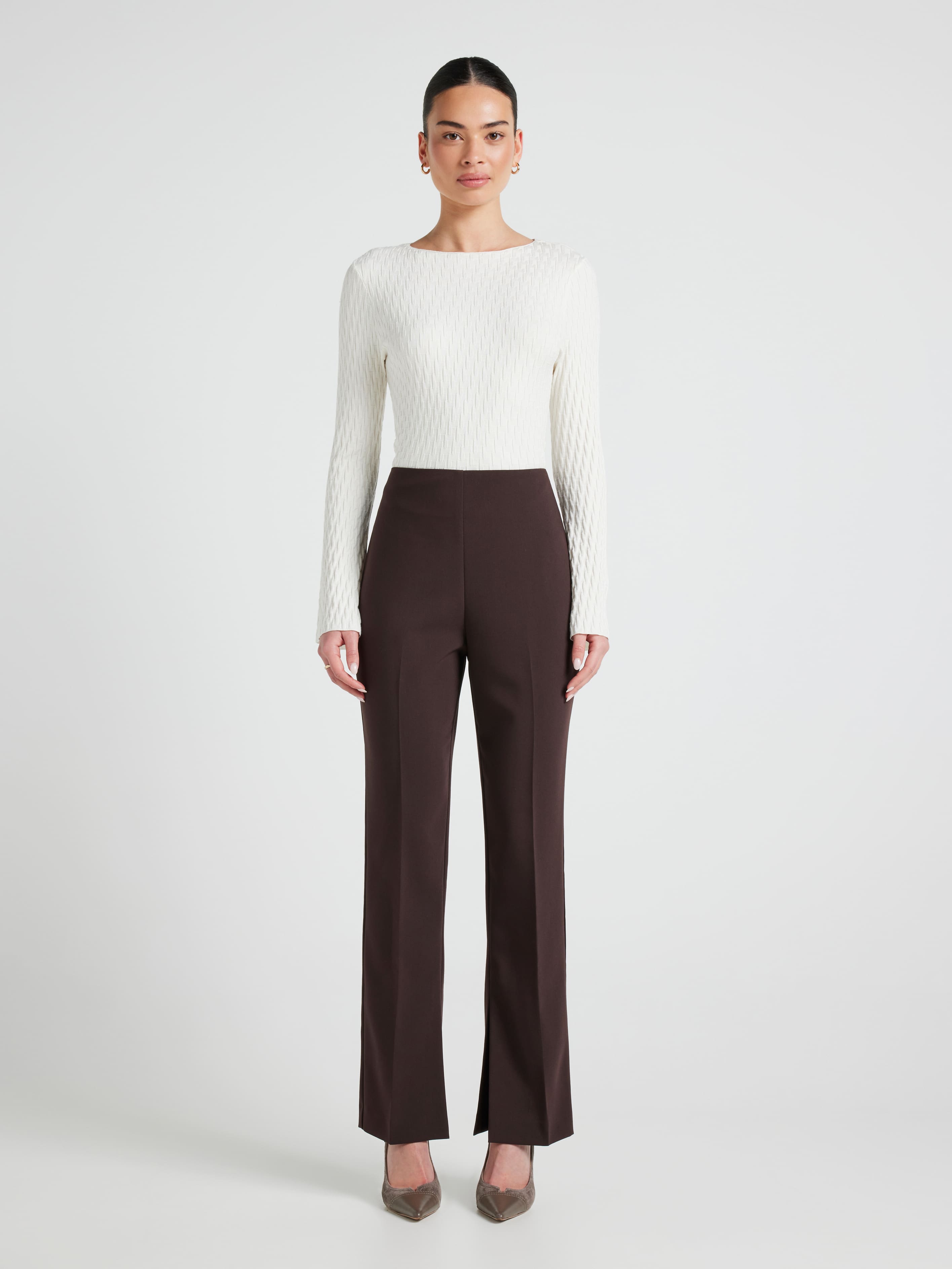 Riley Textured Boatneck Knit