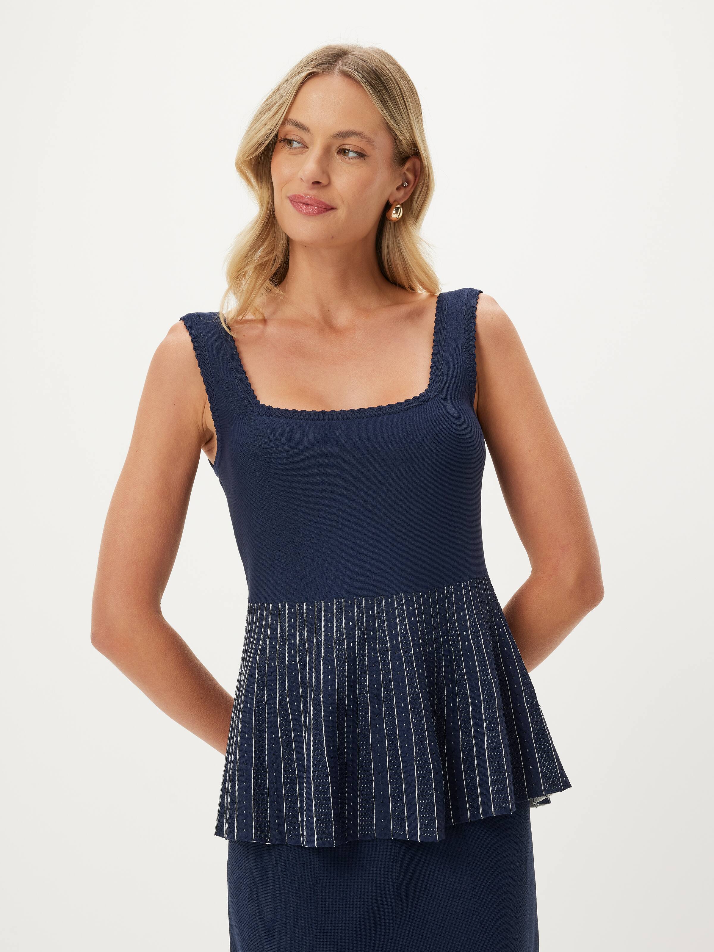 Laura Pointelle Milano Tank