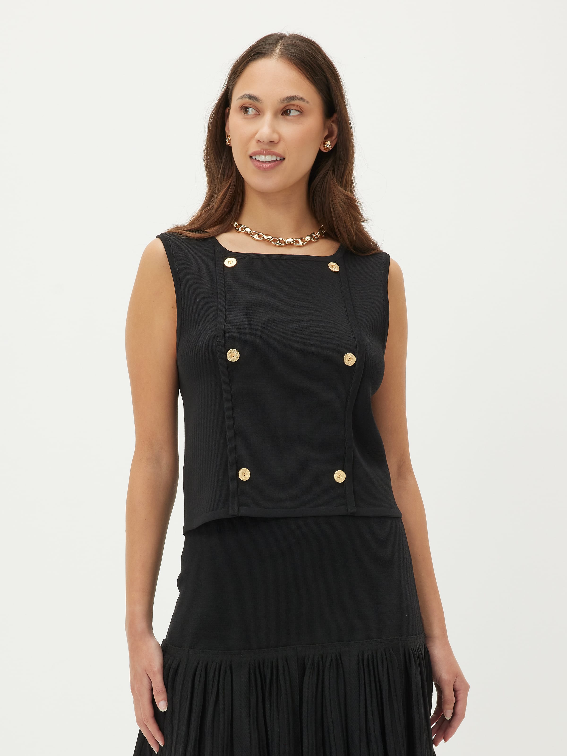 Isla Sleeveless Milano Knit