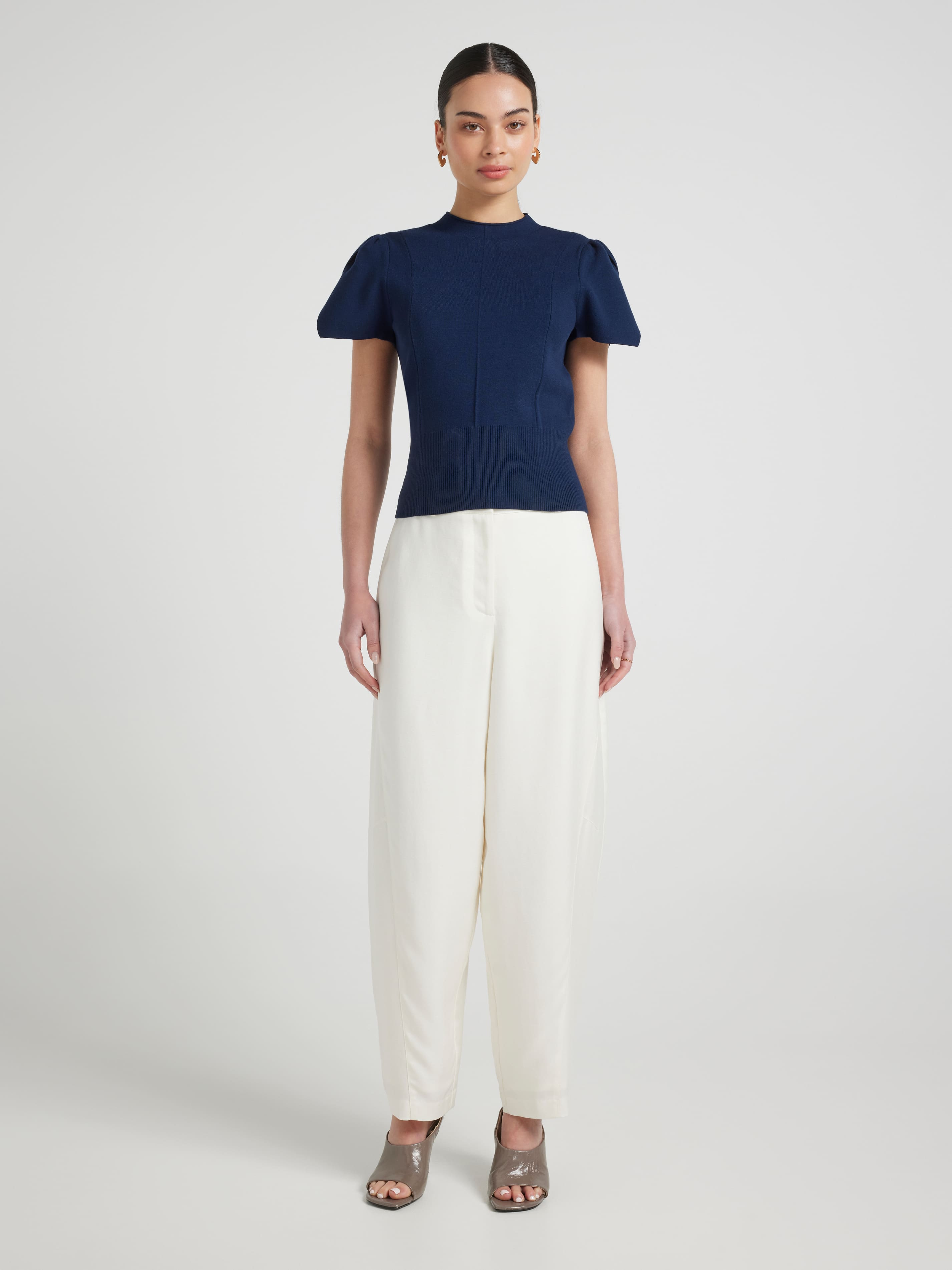 Iris Cap Sleeve Milano Top