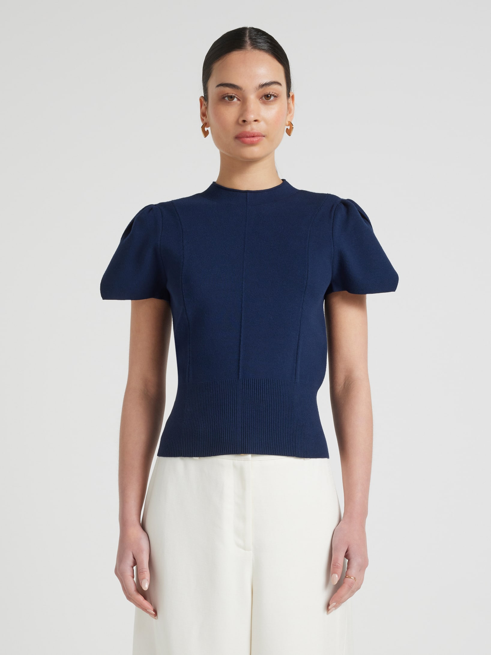 Iris Cap Sleeve Milano Top
