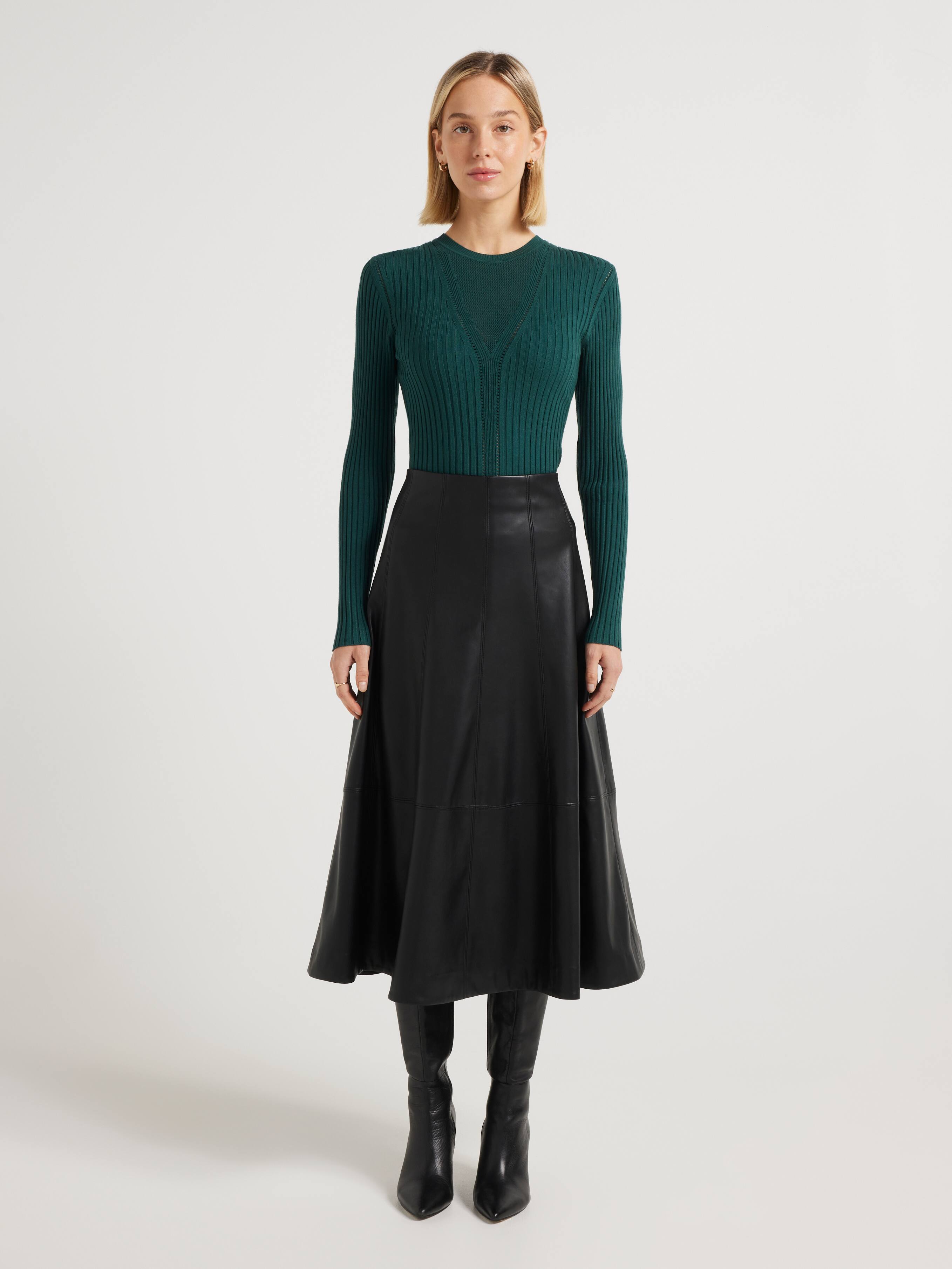 Nina Long Sleeve Pointelle Knit