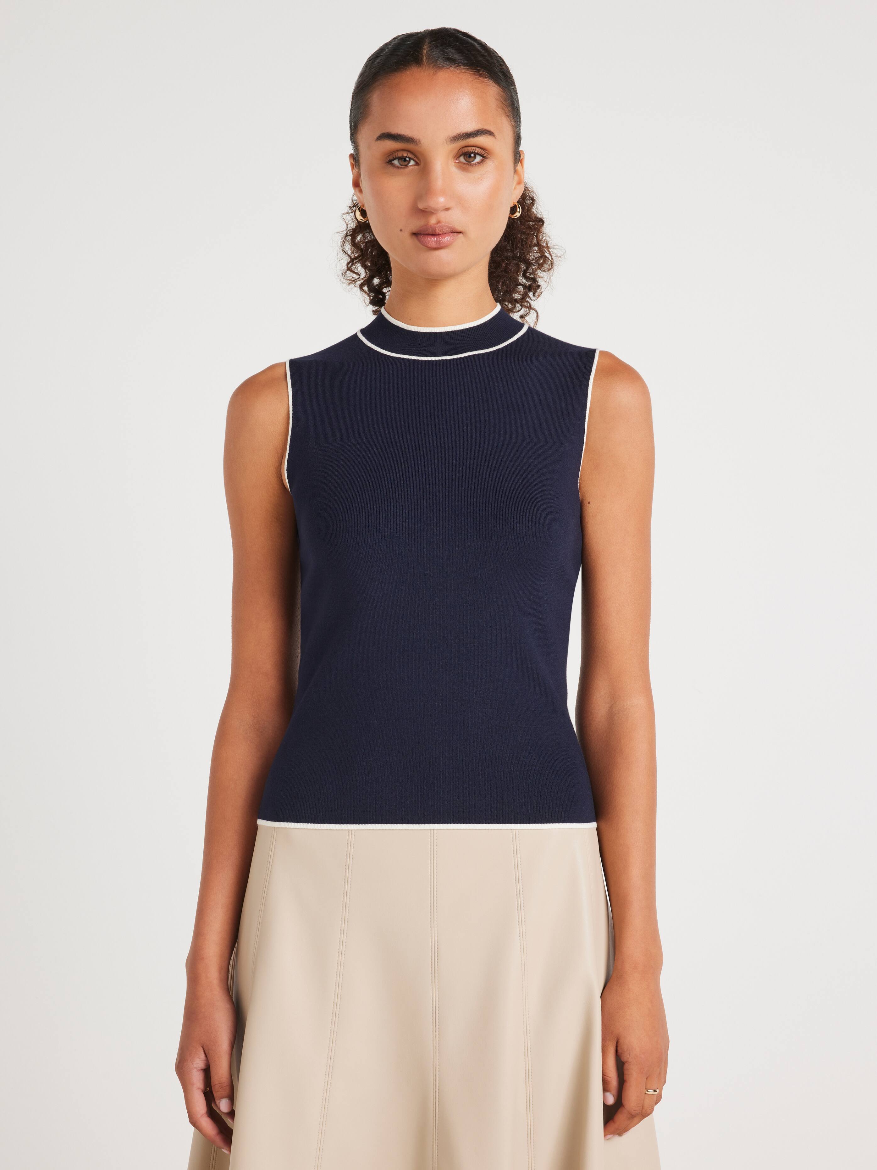 Willow Tipped High Neck Knit