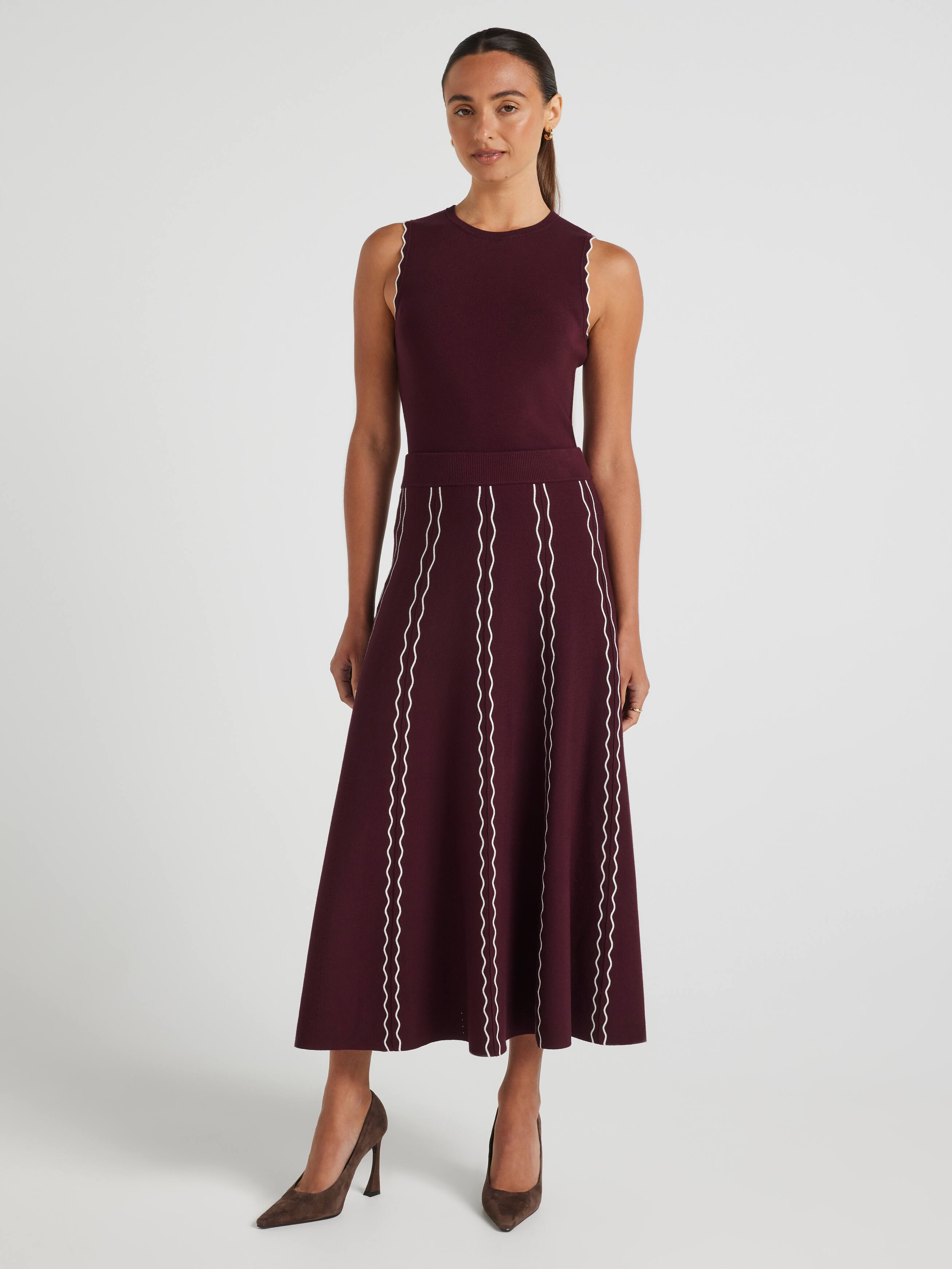 Belle Scallop Detail Knit Tank