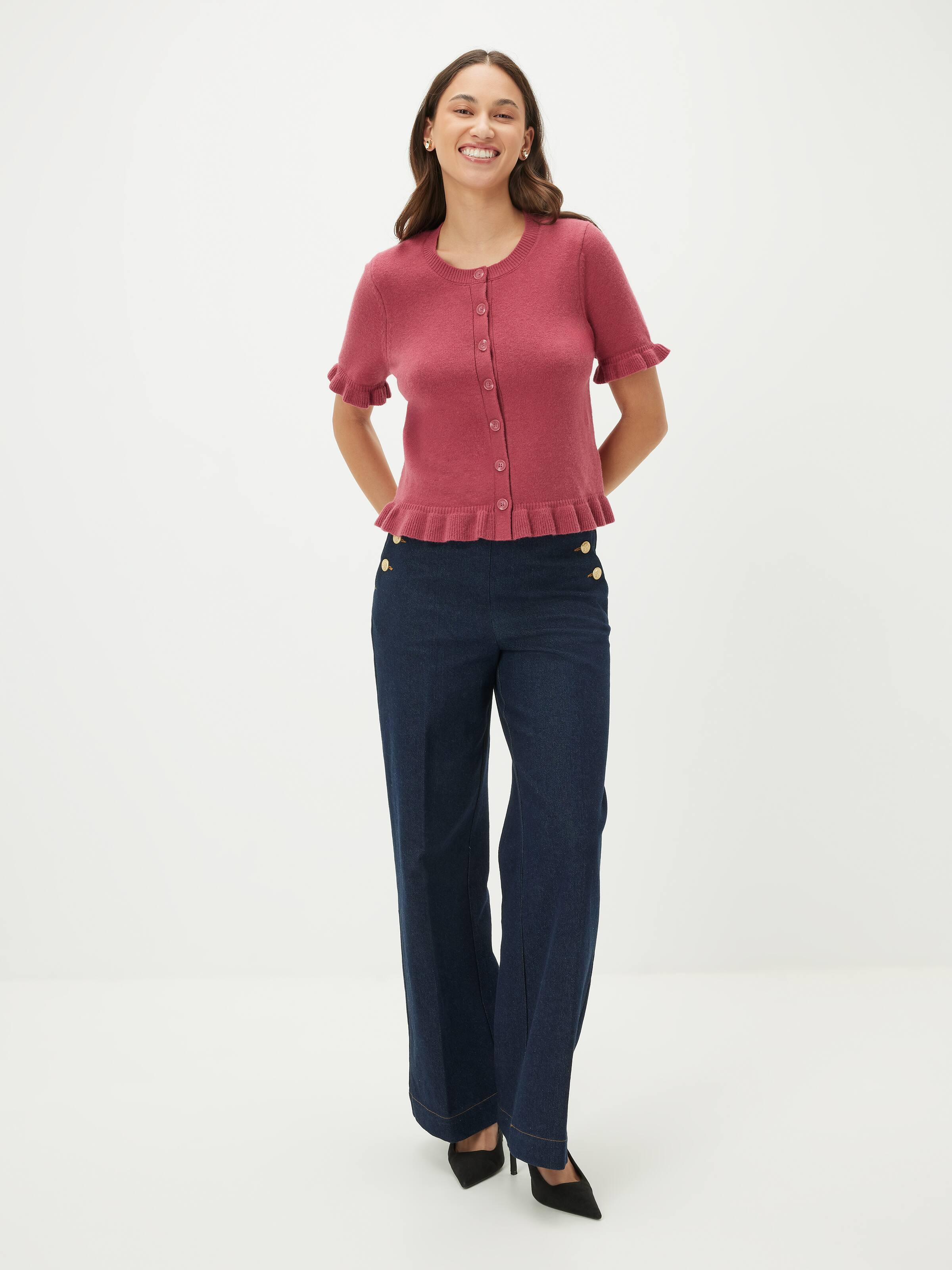 Lottie Frill Hem Cardigan