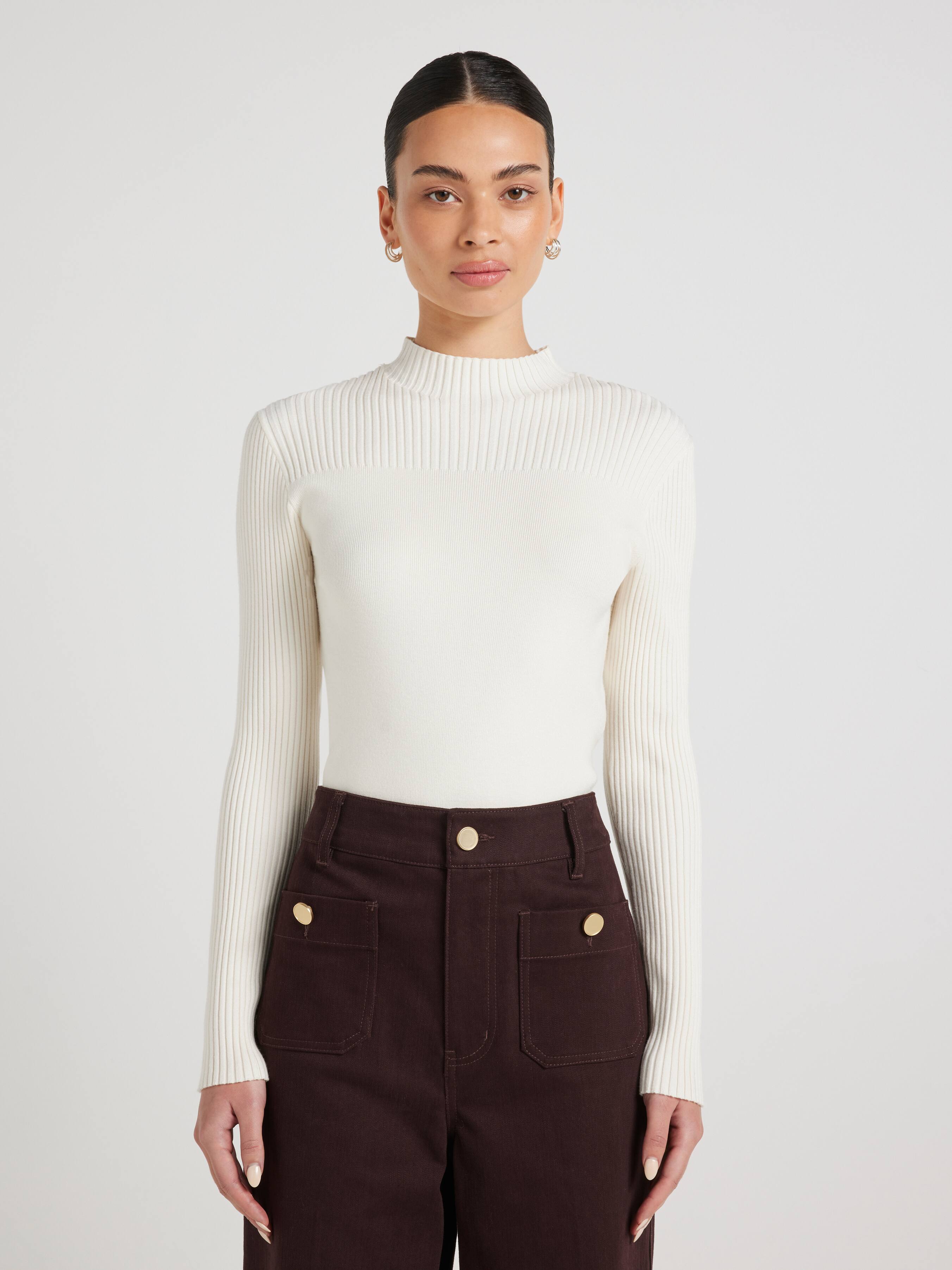 Laura Ribbed Milano Knit