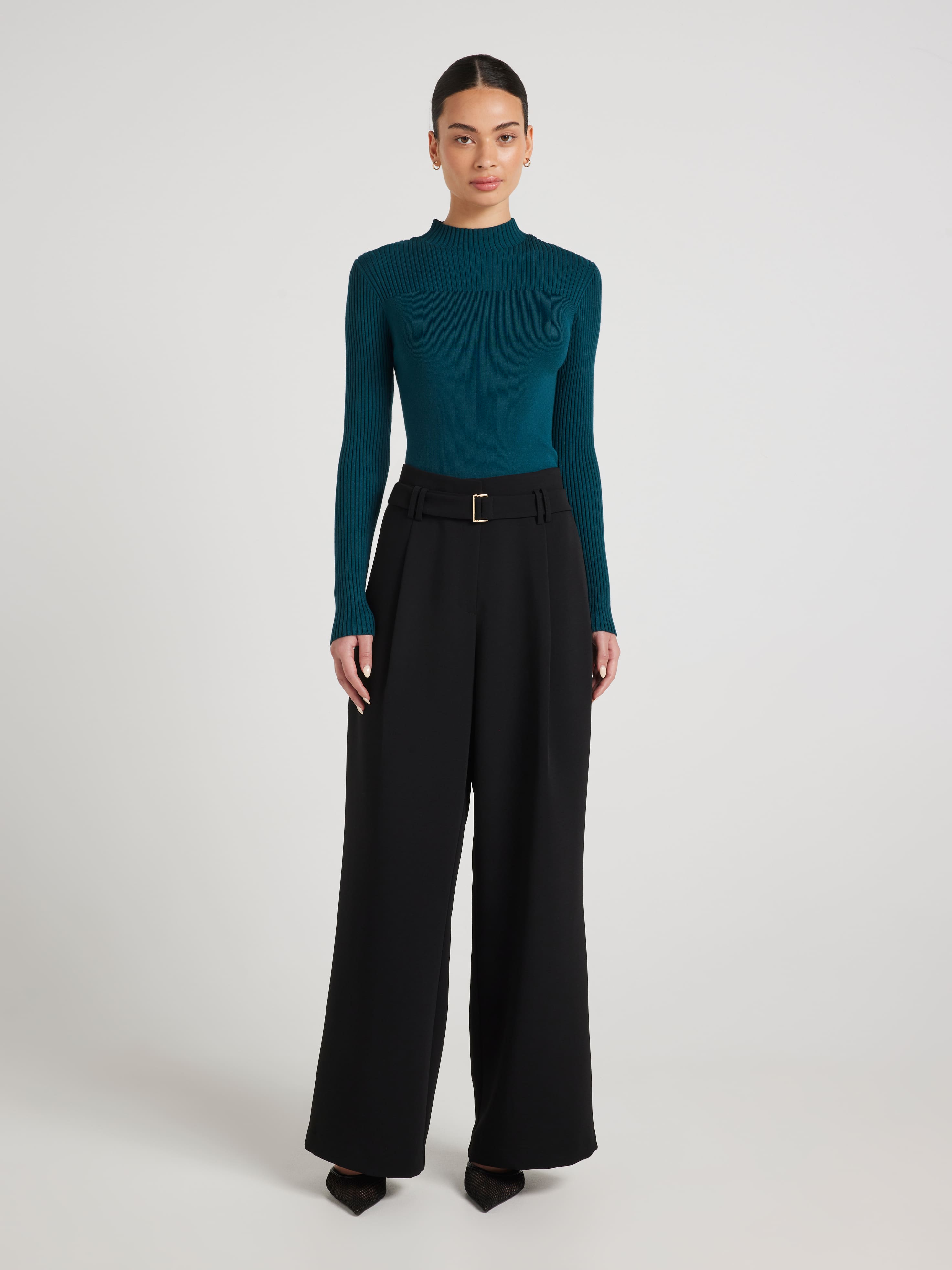 Laura Ribbed Milano Knit