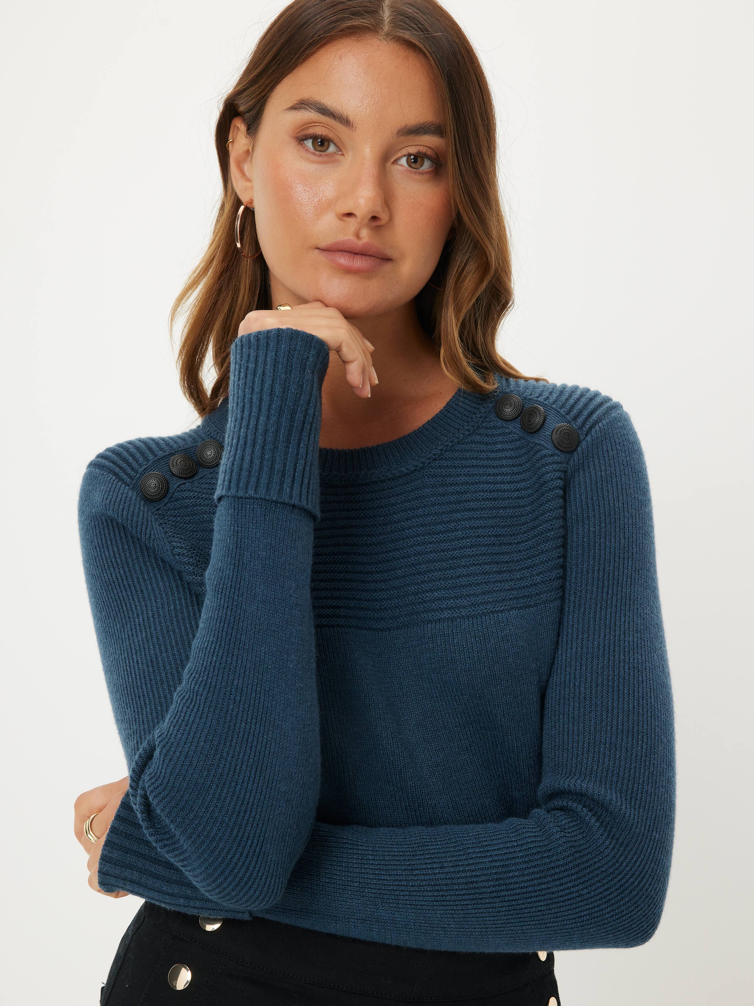 Delilah Button Long Sleeve Knit