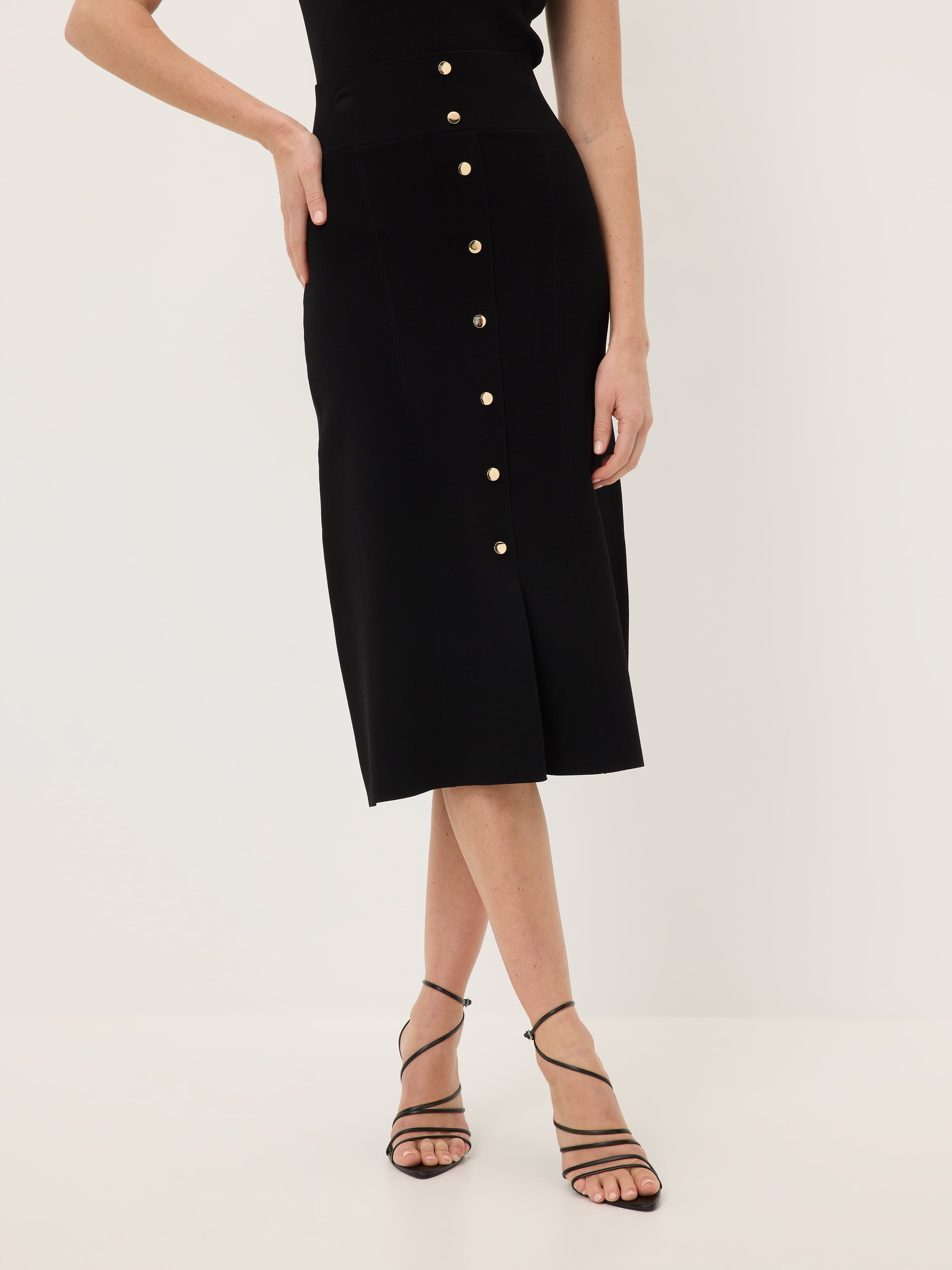 Black work skirt with pockets Portmans Online