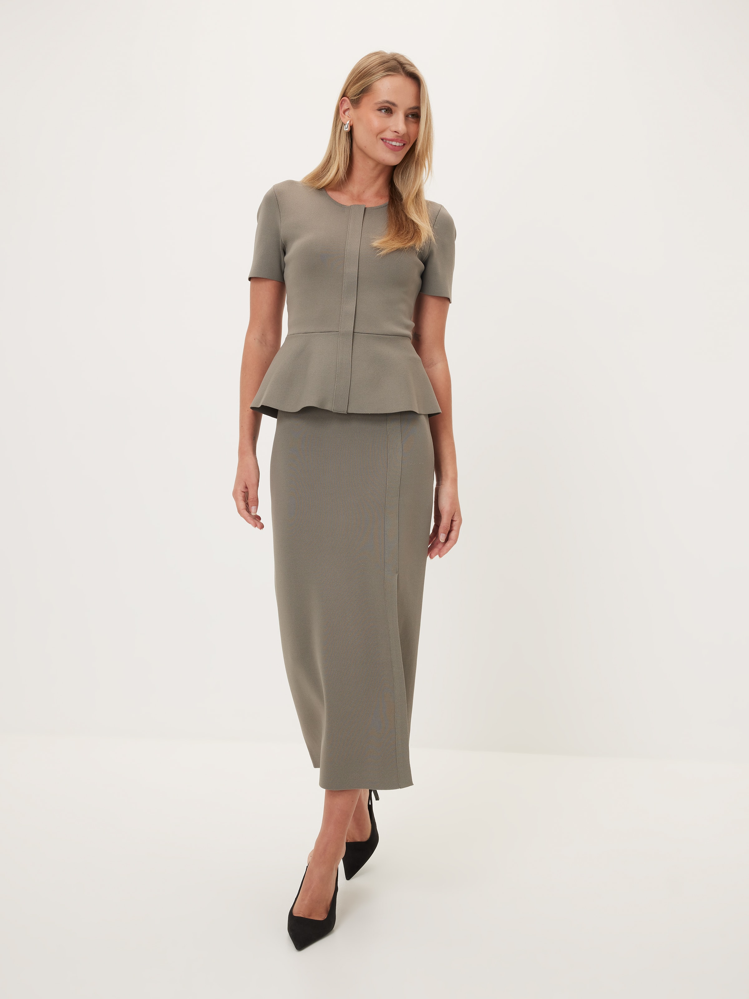 Giselle Milano Split Skirt