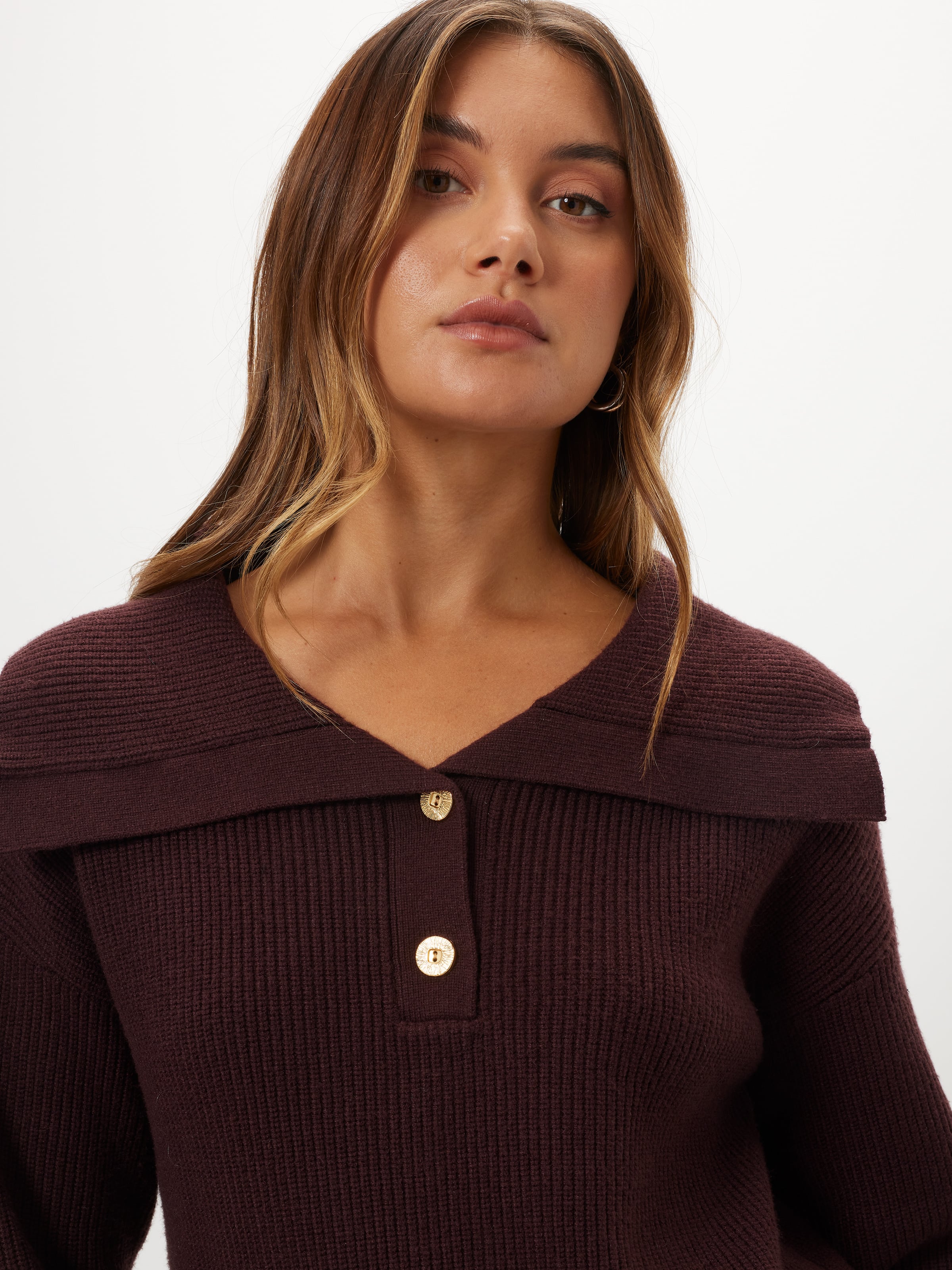 Claudia Button Up Knit