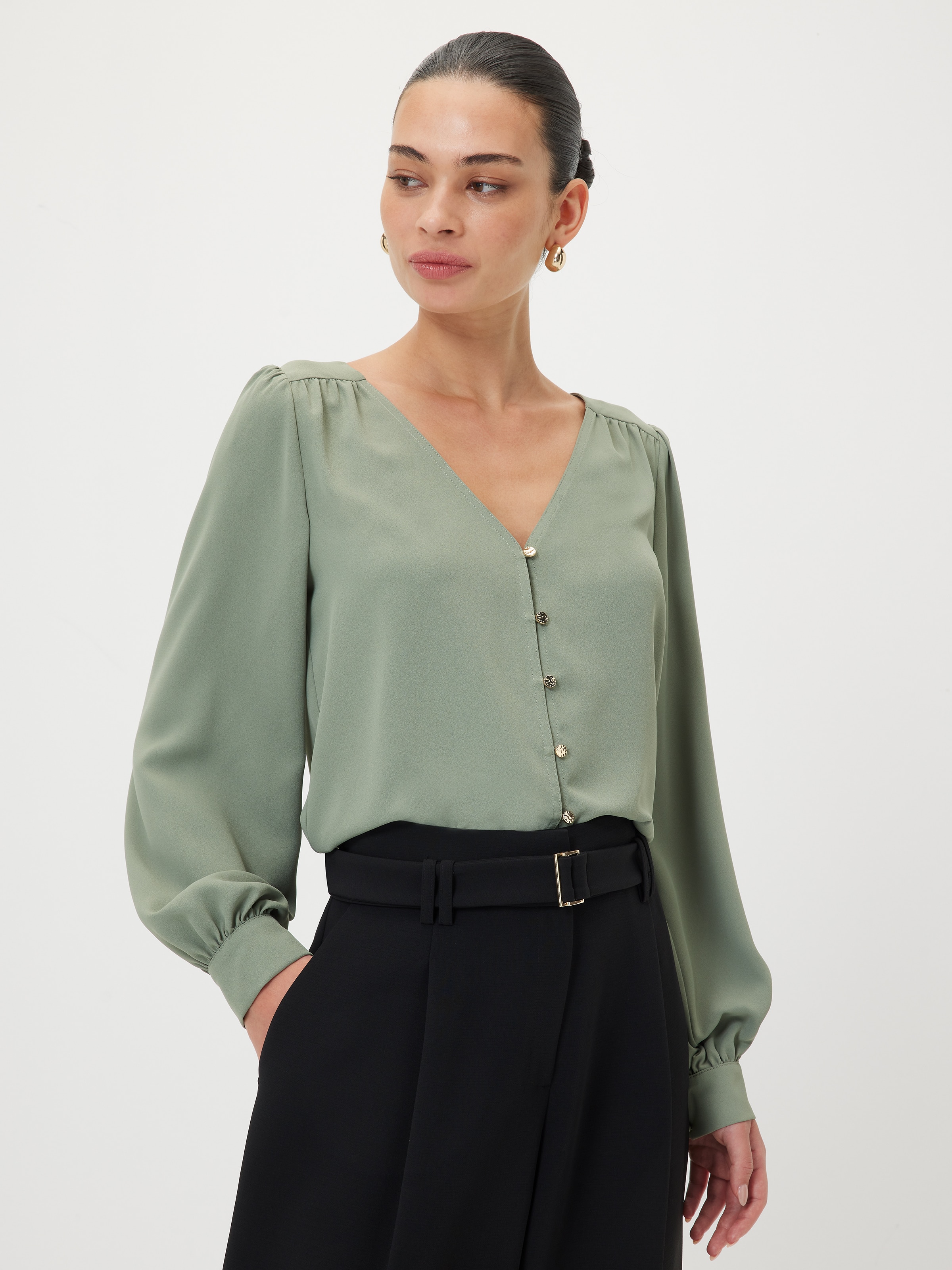 Violet V Neck Shell Top