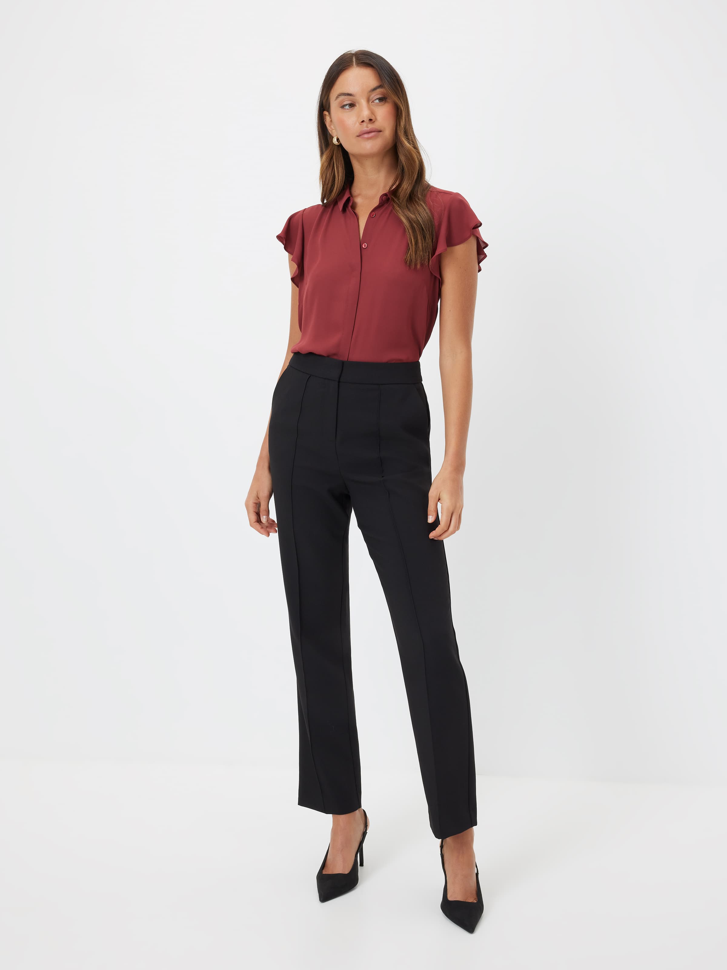 Aria Ruffle Sleeve Shirt