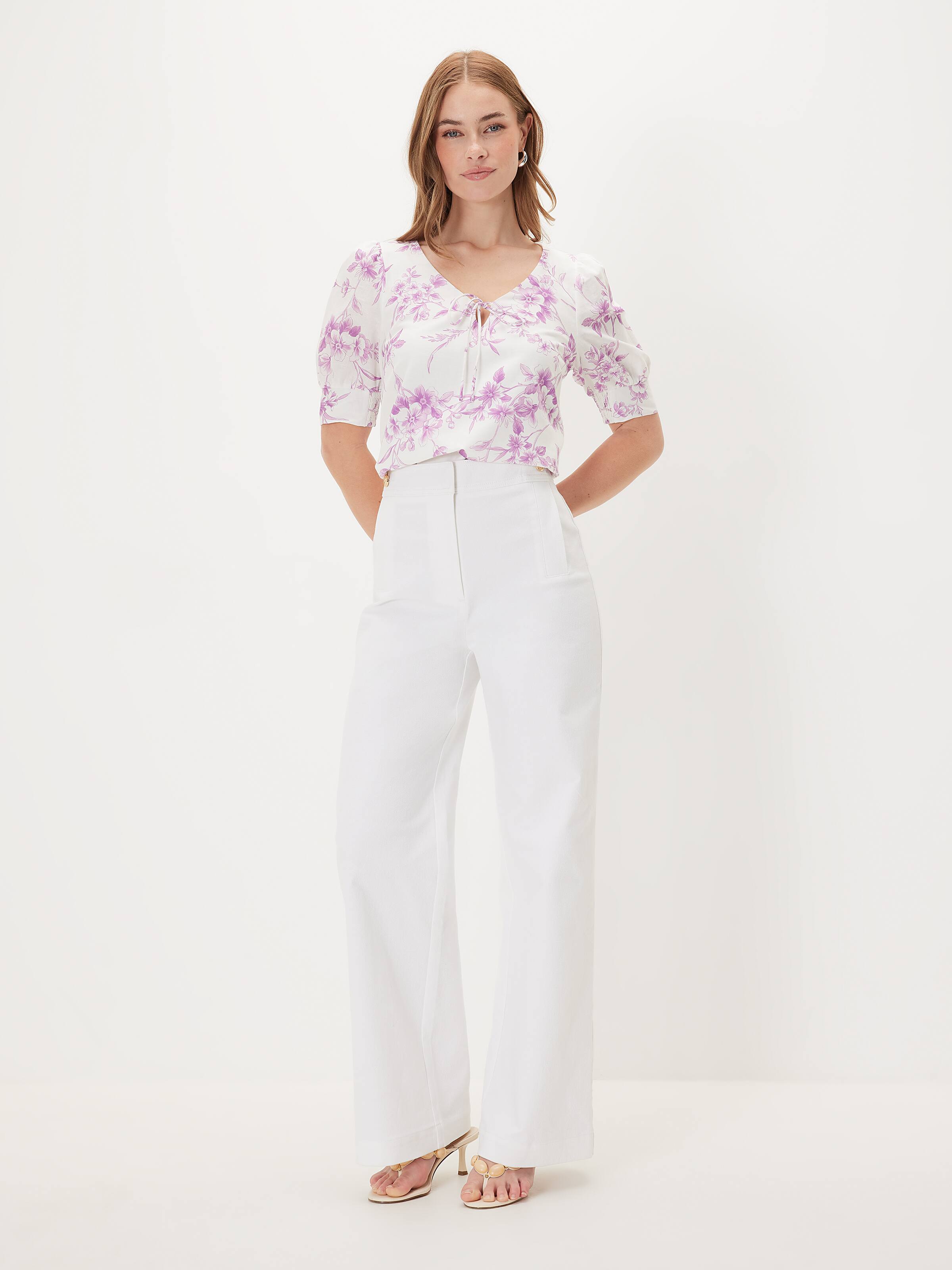 Ramsay Flutter Sleeve Shell Top