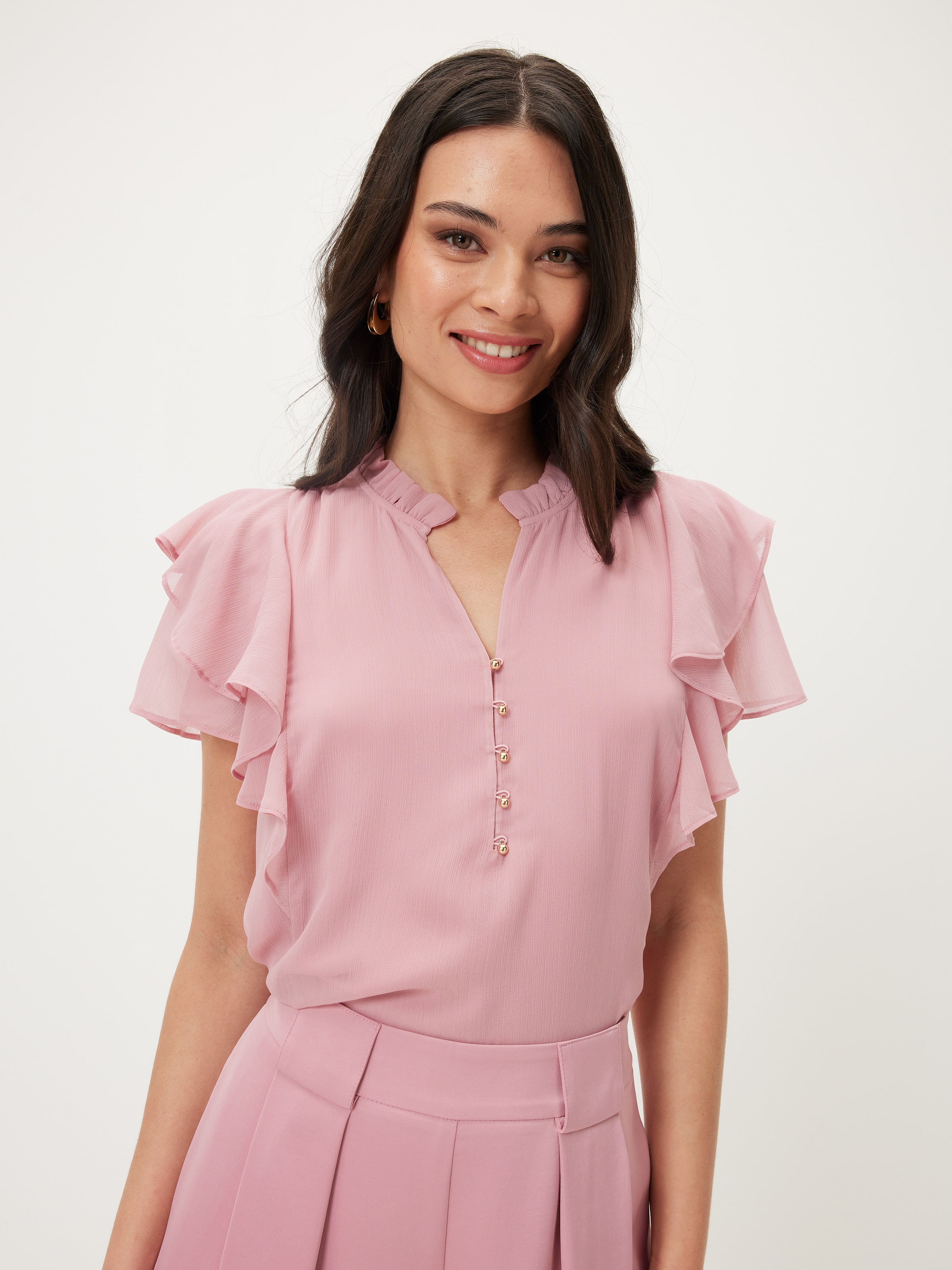 Ria Ruffle Detail Blouse