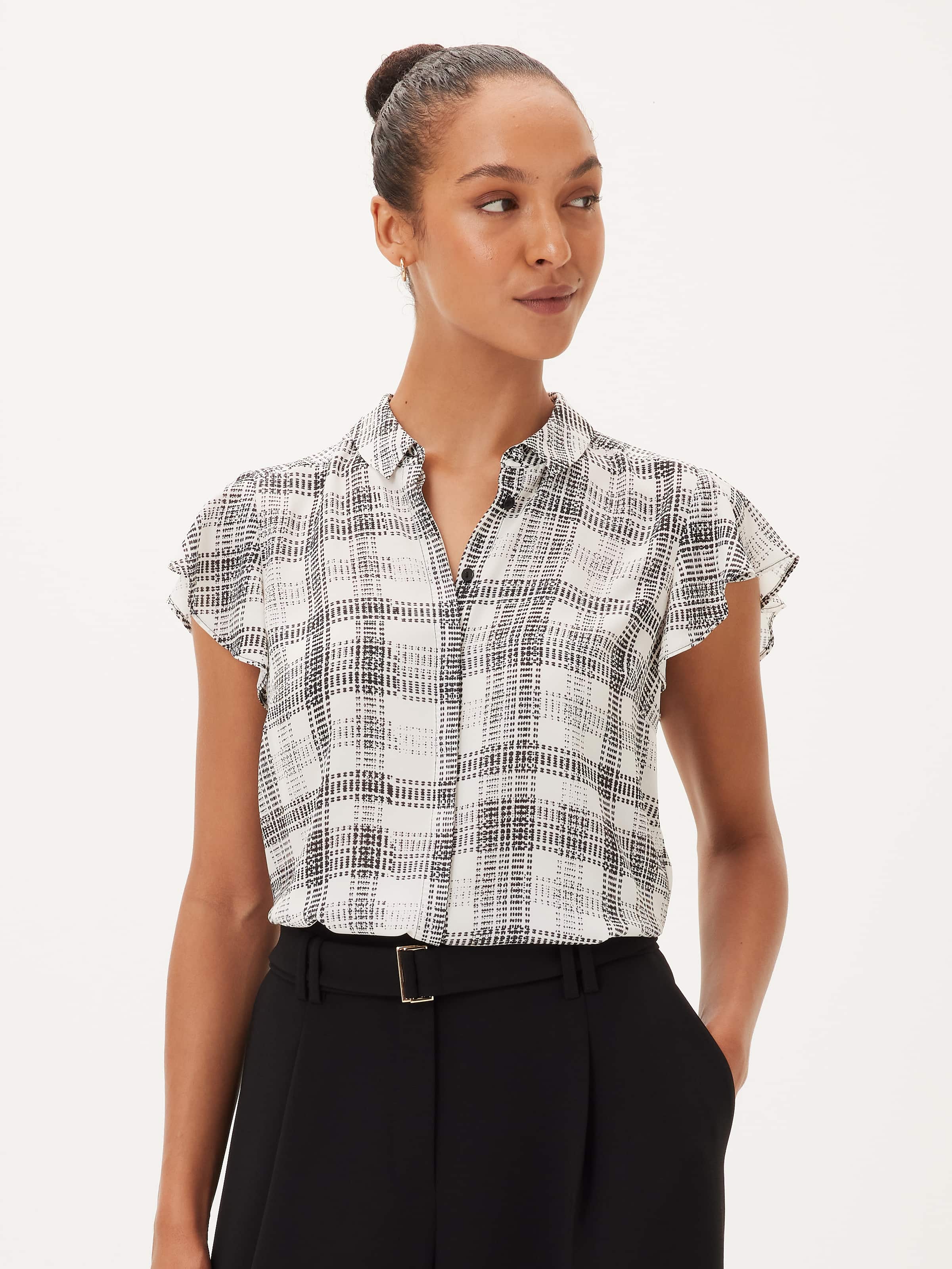 Aria Ruffle Sleeve Shirt