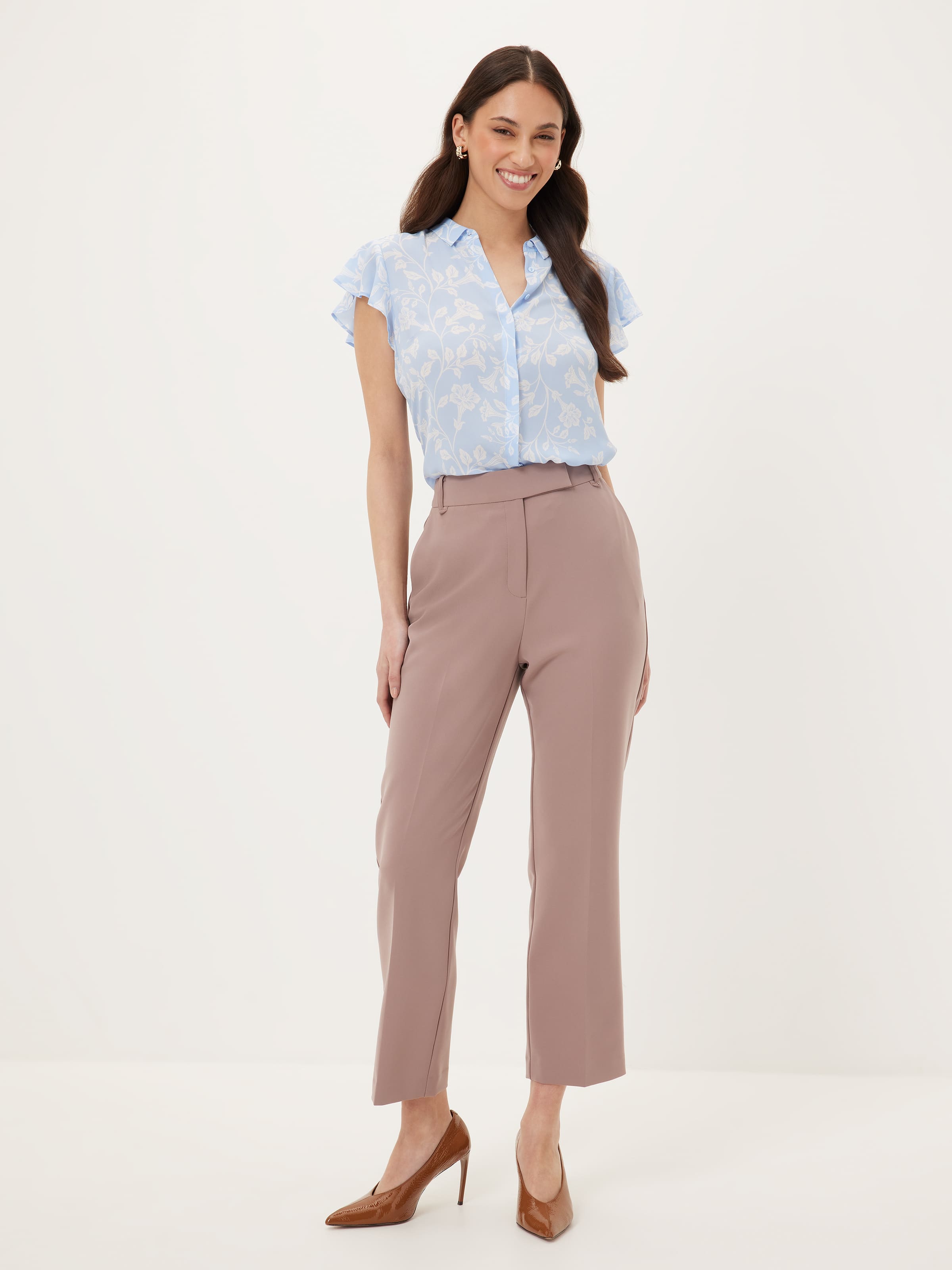 Aria Ruffle Sleeve Shirt
