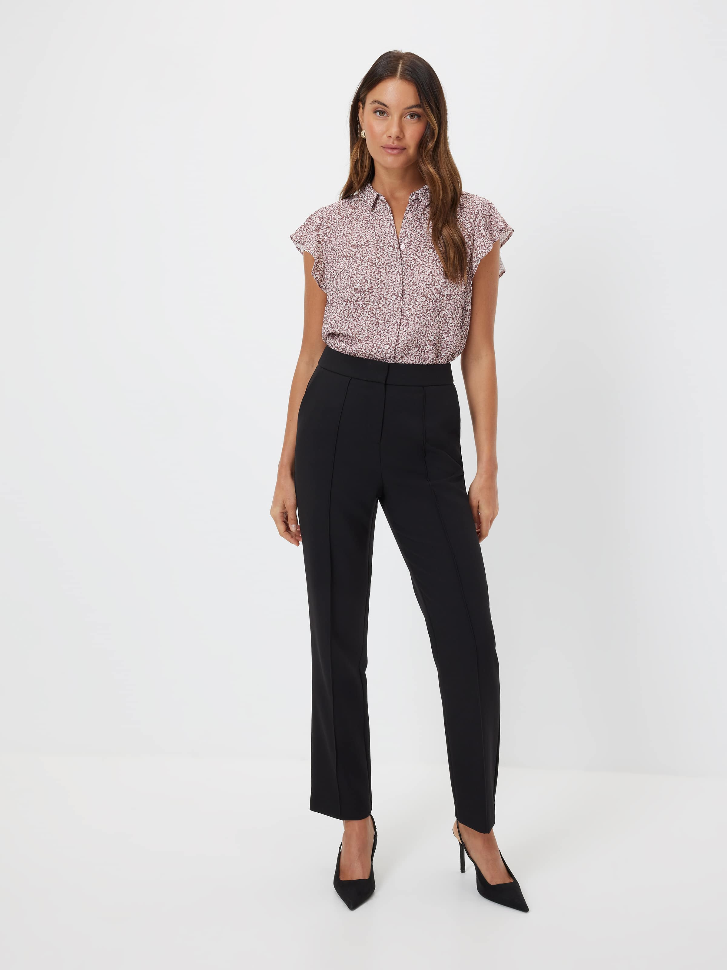 Aria Ruffle Sleeve Shirt