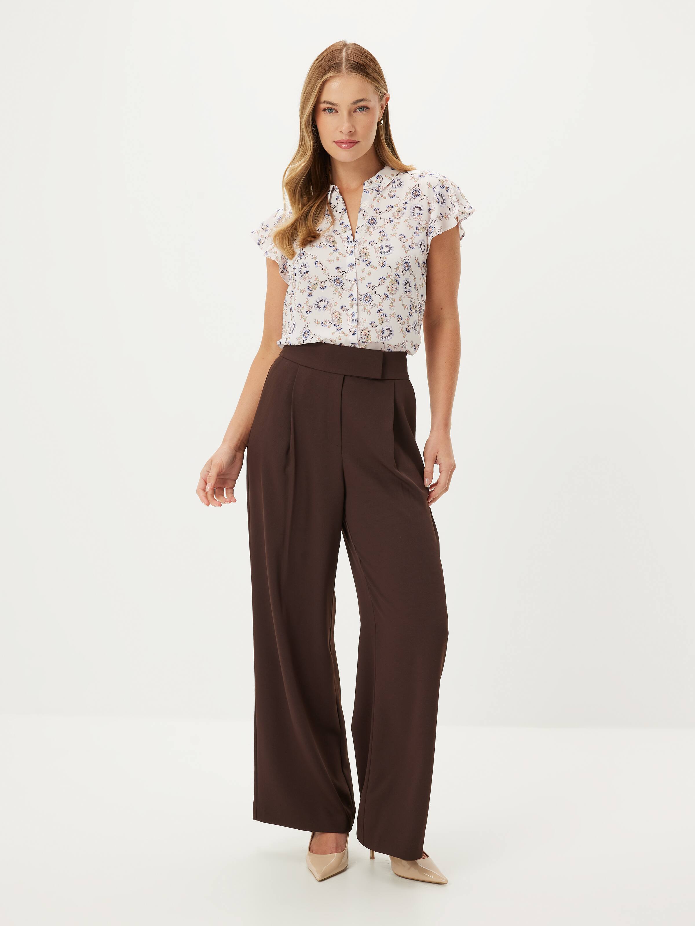 Aria Ruffle Sleeve Shirt