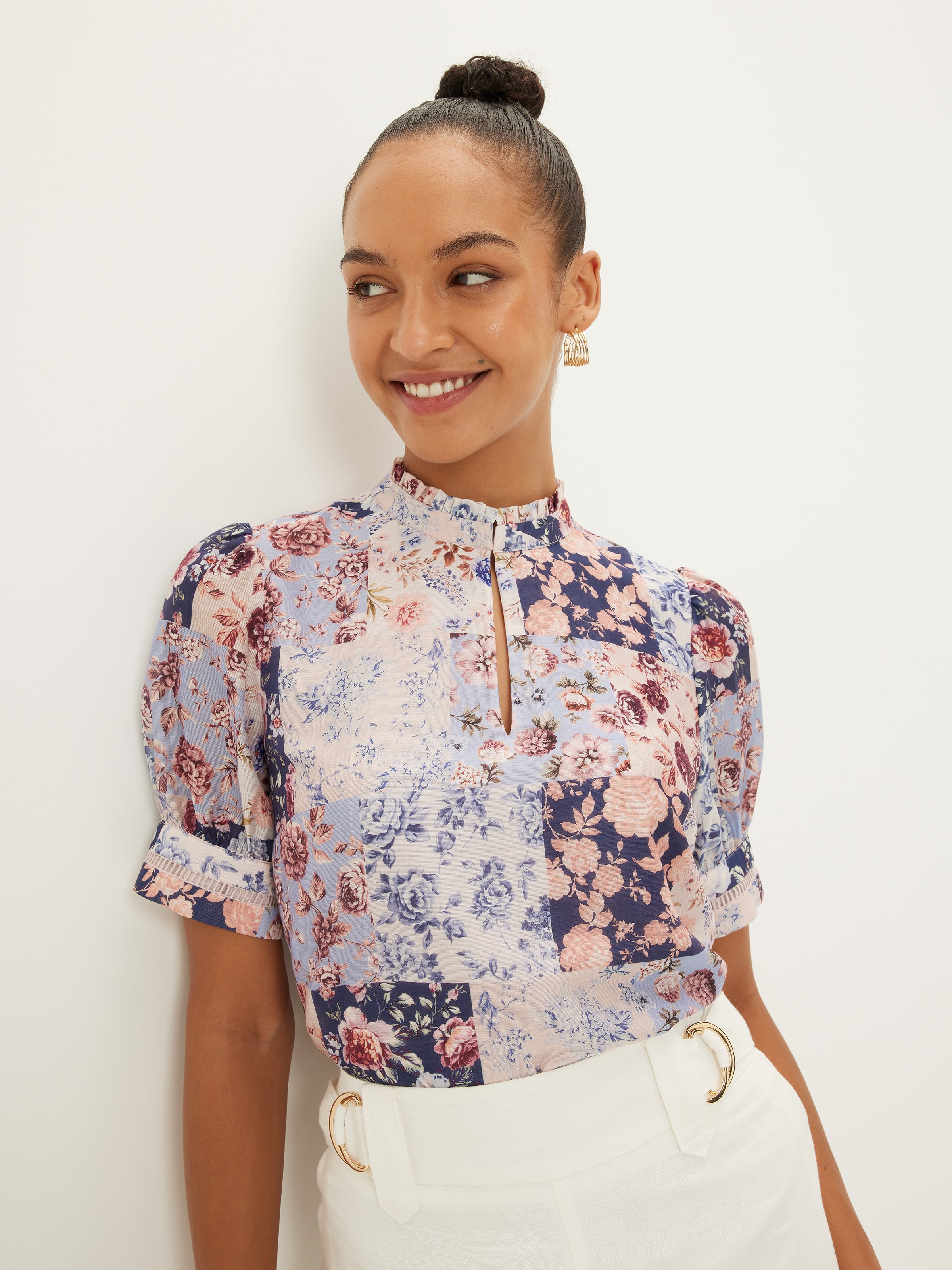 Sophia Lace Trim Top