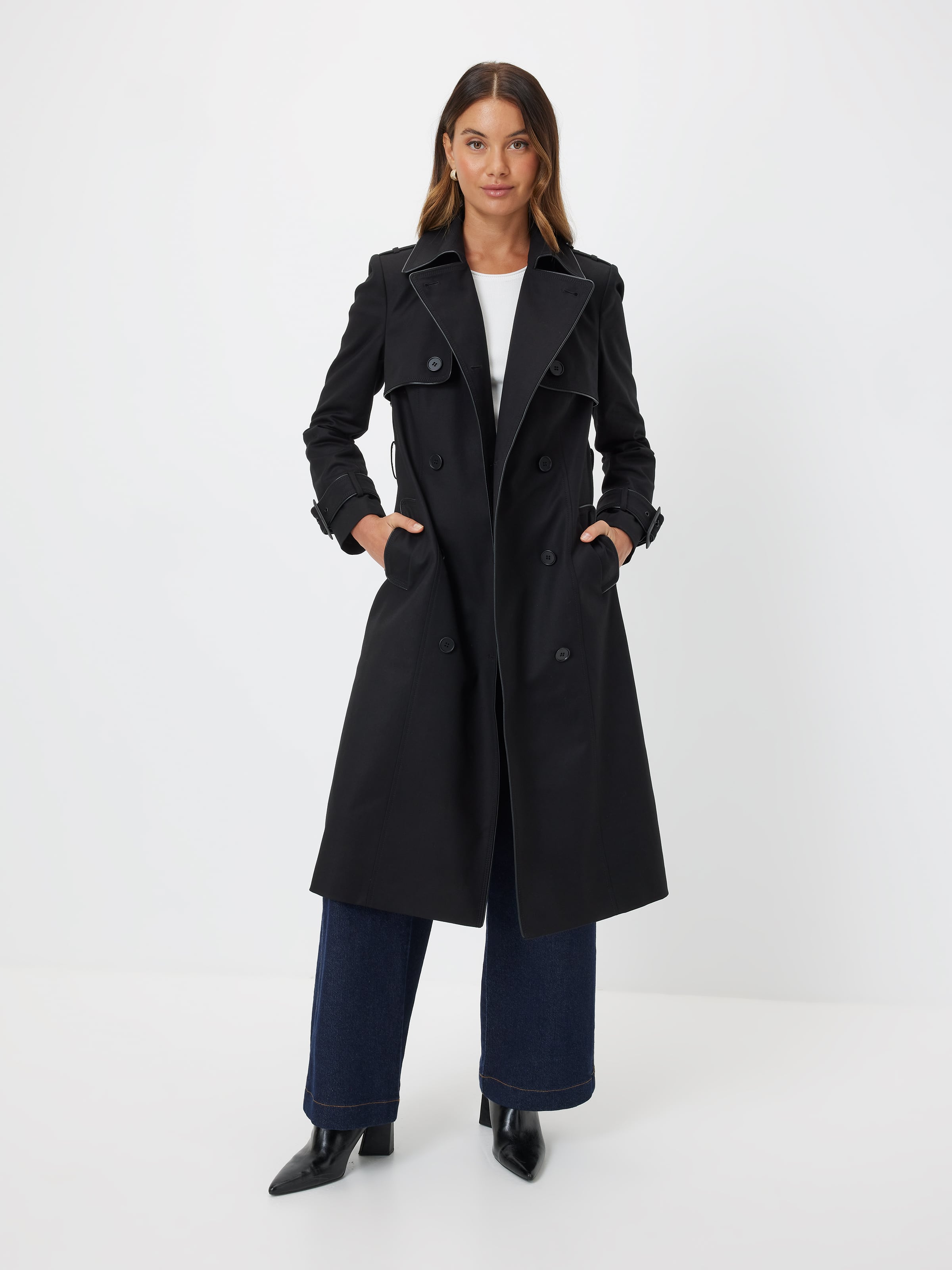 The Luxe Long Trench