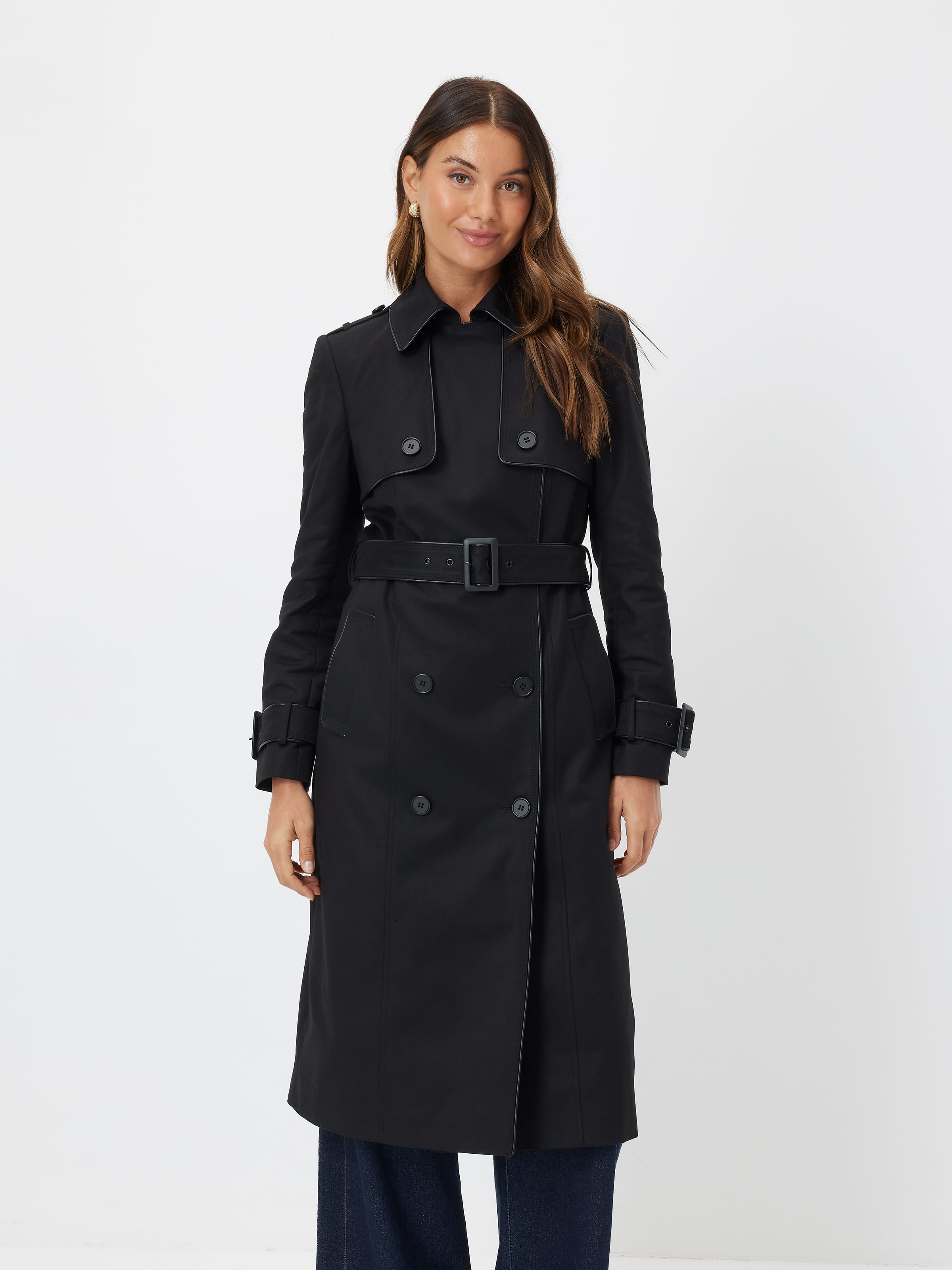 The Luxe Long Trench