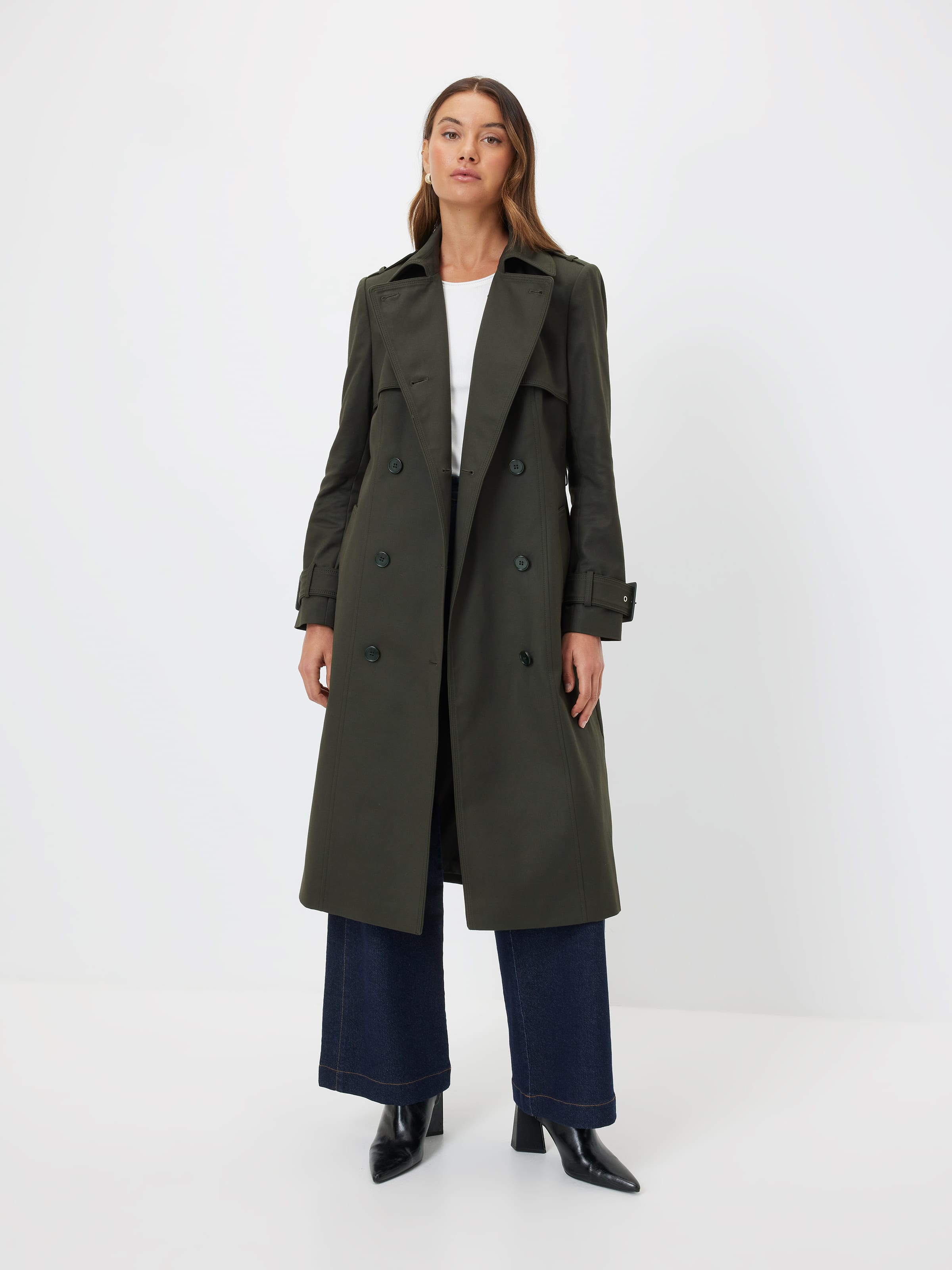 The Luxe Long Trench