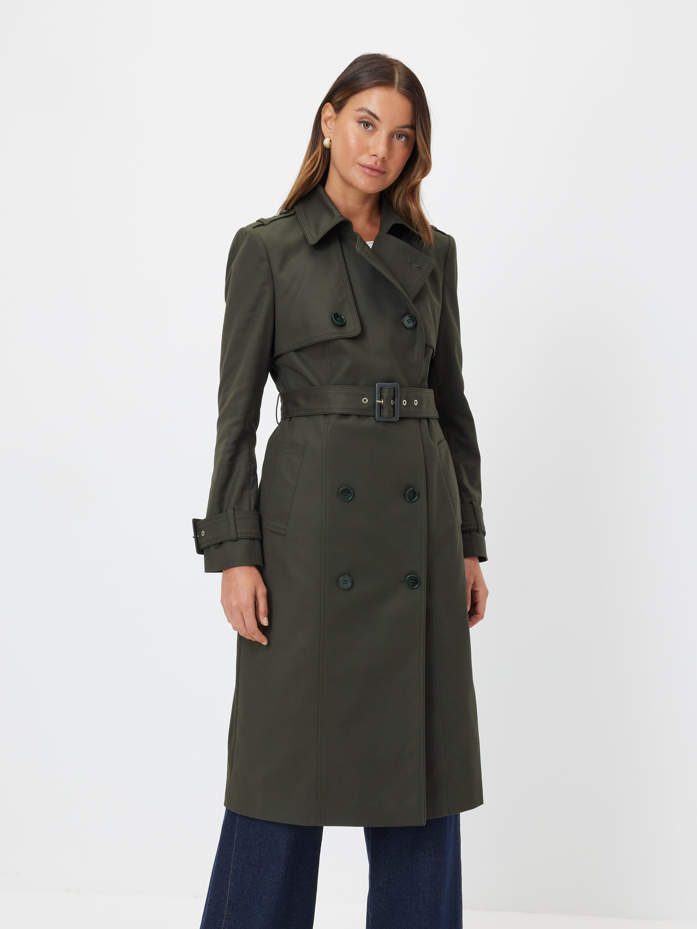 The Luxe Long Trench