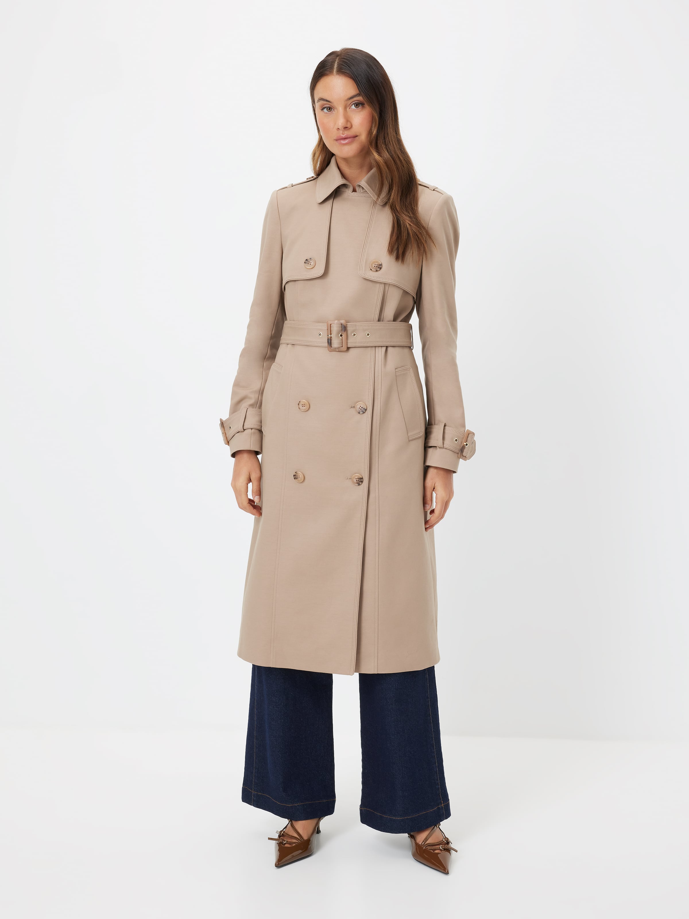 The Luxe Long Trench