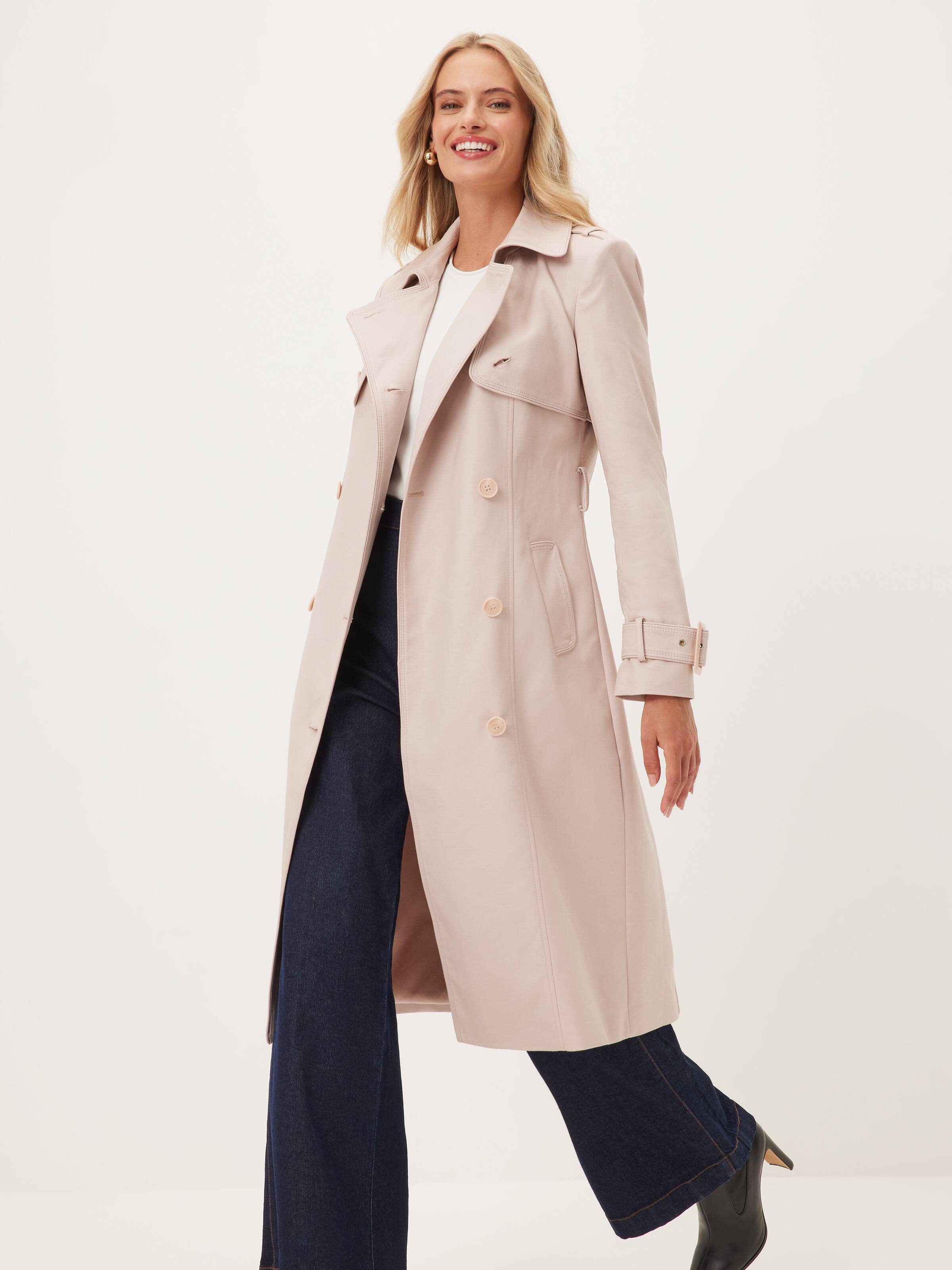The Luxe Long Trench