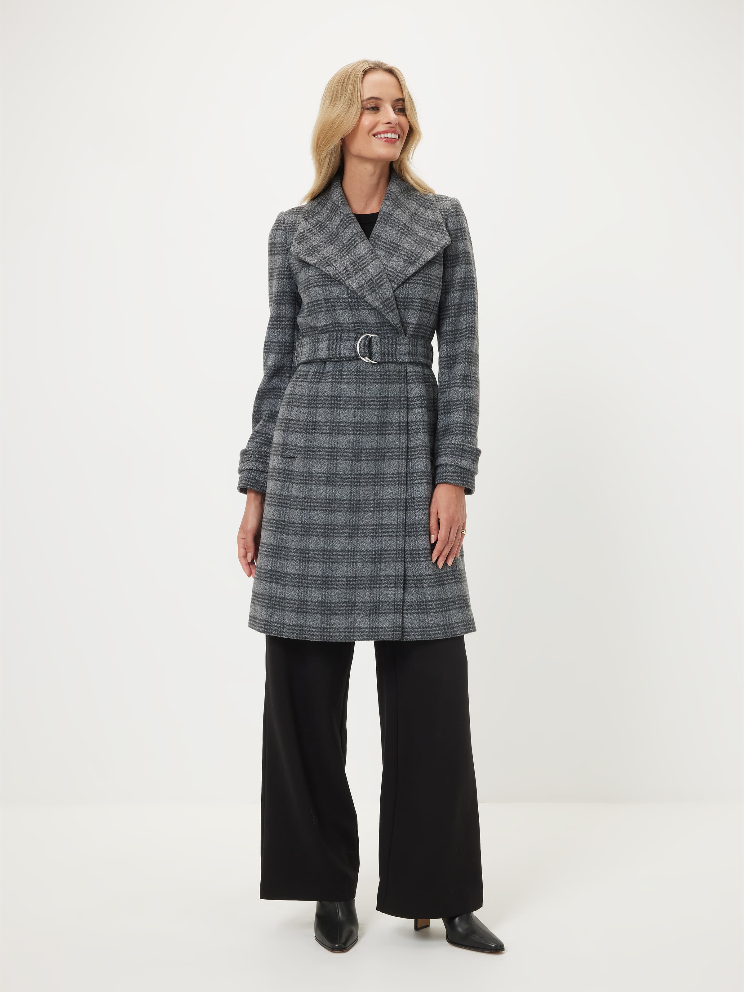 Maggie Check Coat