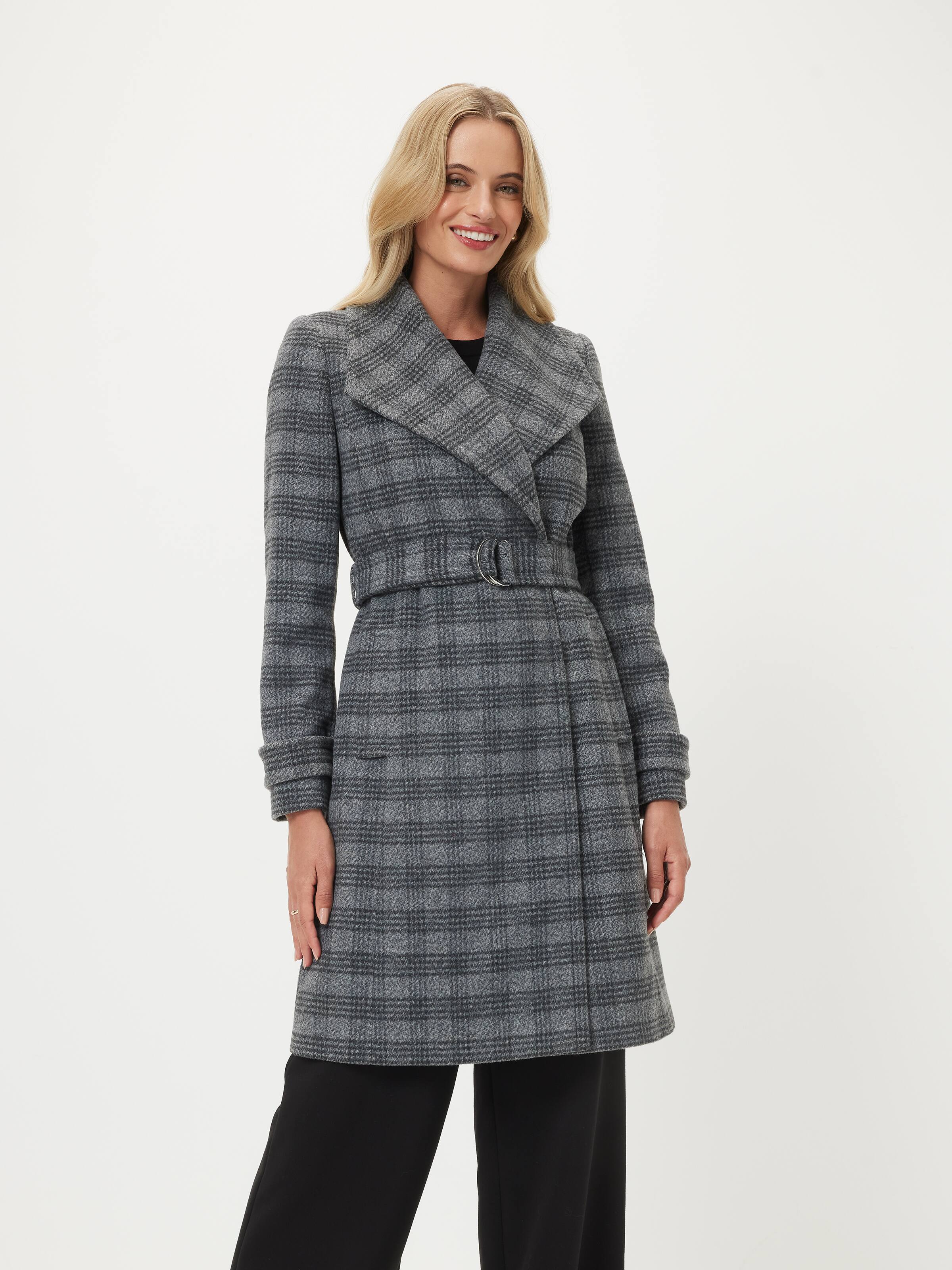 Maggie Check Coat